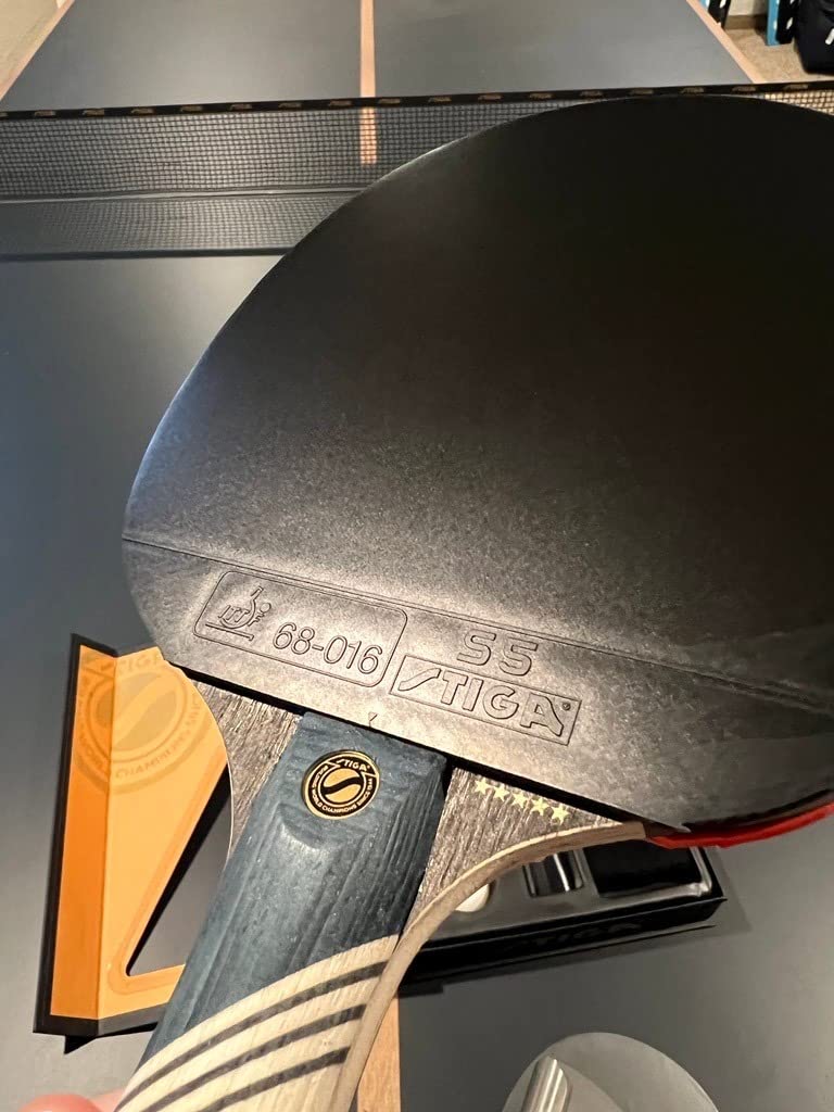 STIGA Carbon+ Bundle Ping Pong Paddle Set - 7-ply Extra Light Carbon Fiber Blade - 2mm Premium Sponge - Concave Pro Handle customer photo 2
