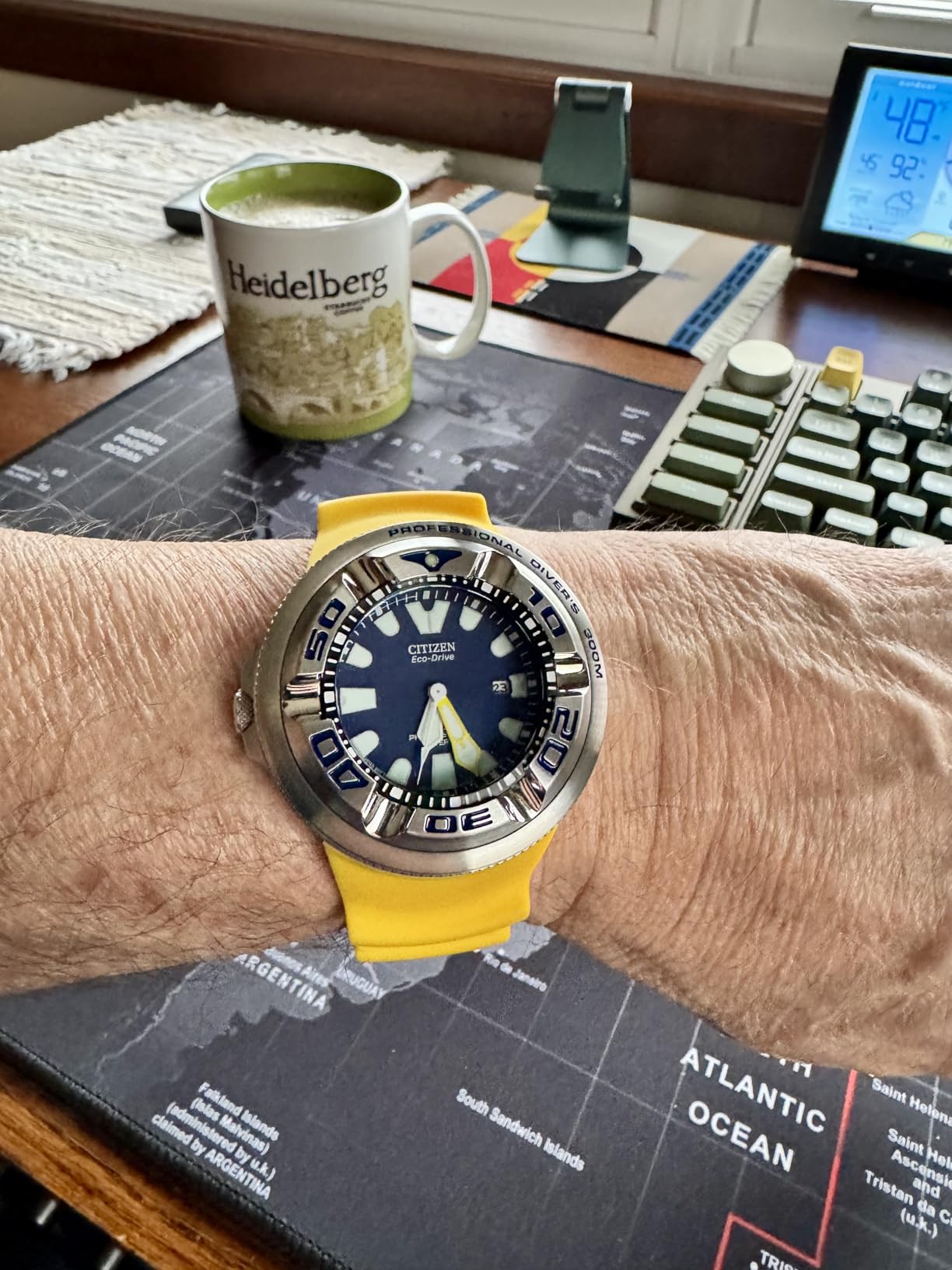Citizen Men's Promaster Dive Eco-Drive Watch, Polyurethane Strap, ISO Certified customer photo 2