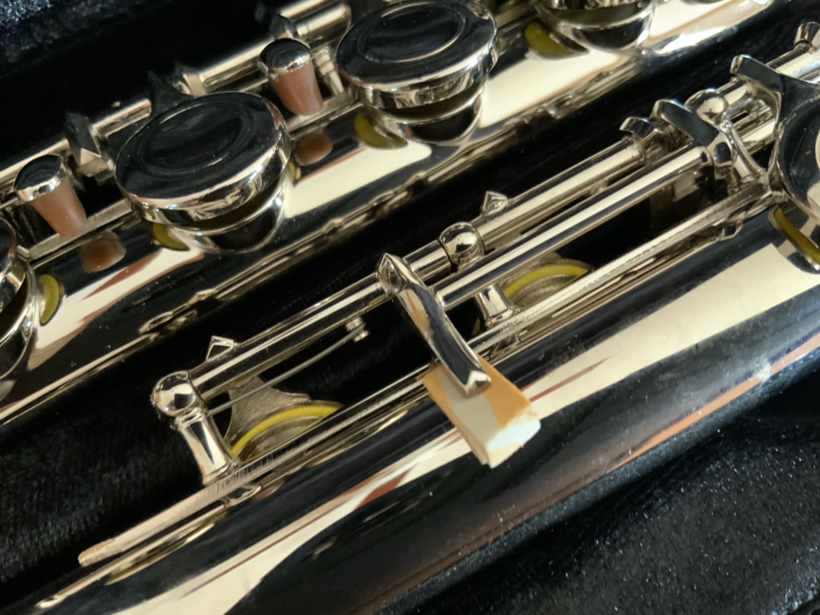 POGOLAB Closed Hole C 16 Keys Flute for Student Beginner, Flute Instrument with Cleaning Kit, Carry Bag, Strap, Probe Rod, Gloves (Nickel) customer photo 2