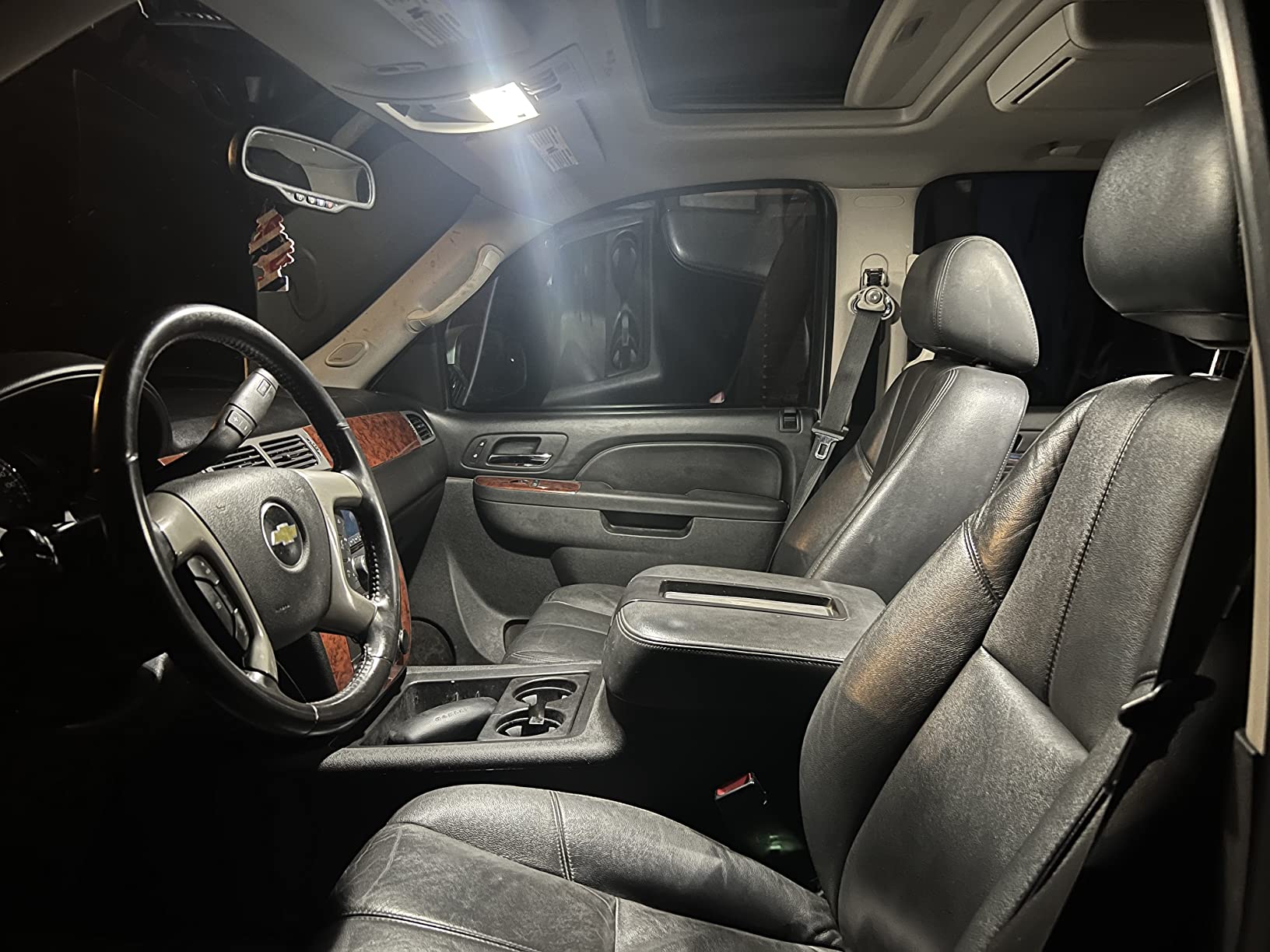 Xpismii 15 Piece 6000K White LED Interior Light Kit Package Replacement for Chevy Chevrolet Tahoe/Suburban, GMC Yukon 2007-2014 customer photo 2