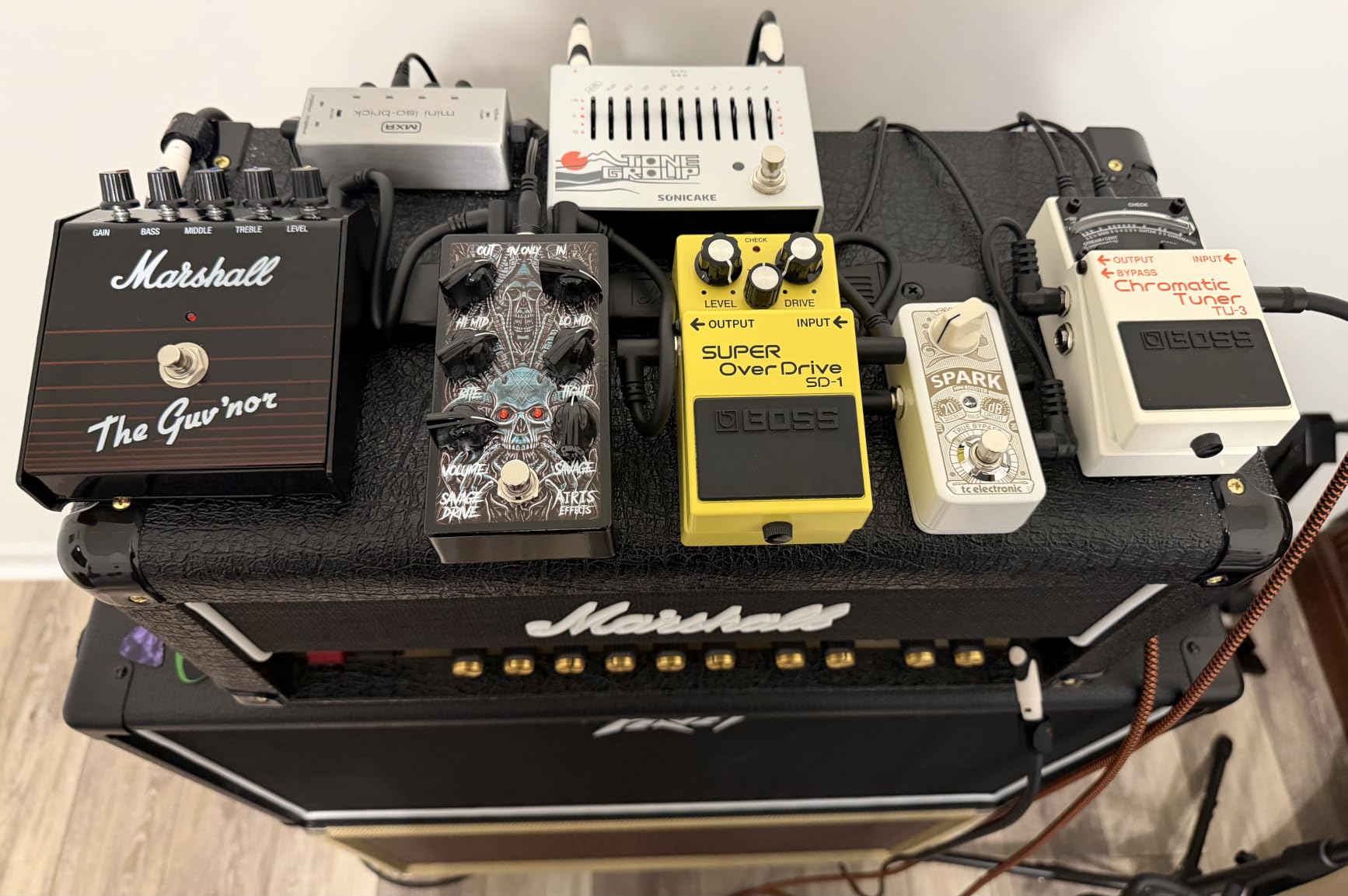 SONICAKE Modulation Guitar Effects Pedal 4-Mode (Chorus, Flanger, Phaser, Tremolo) customer photo 1