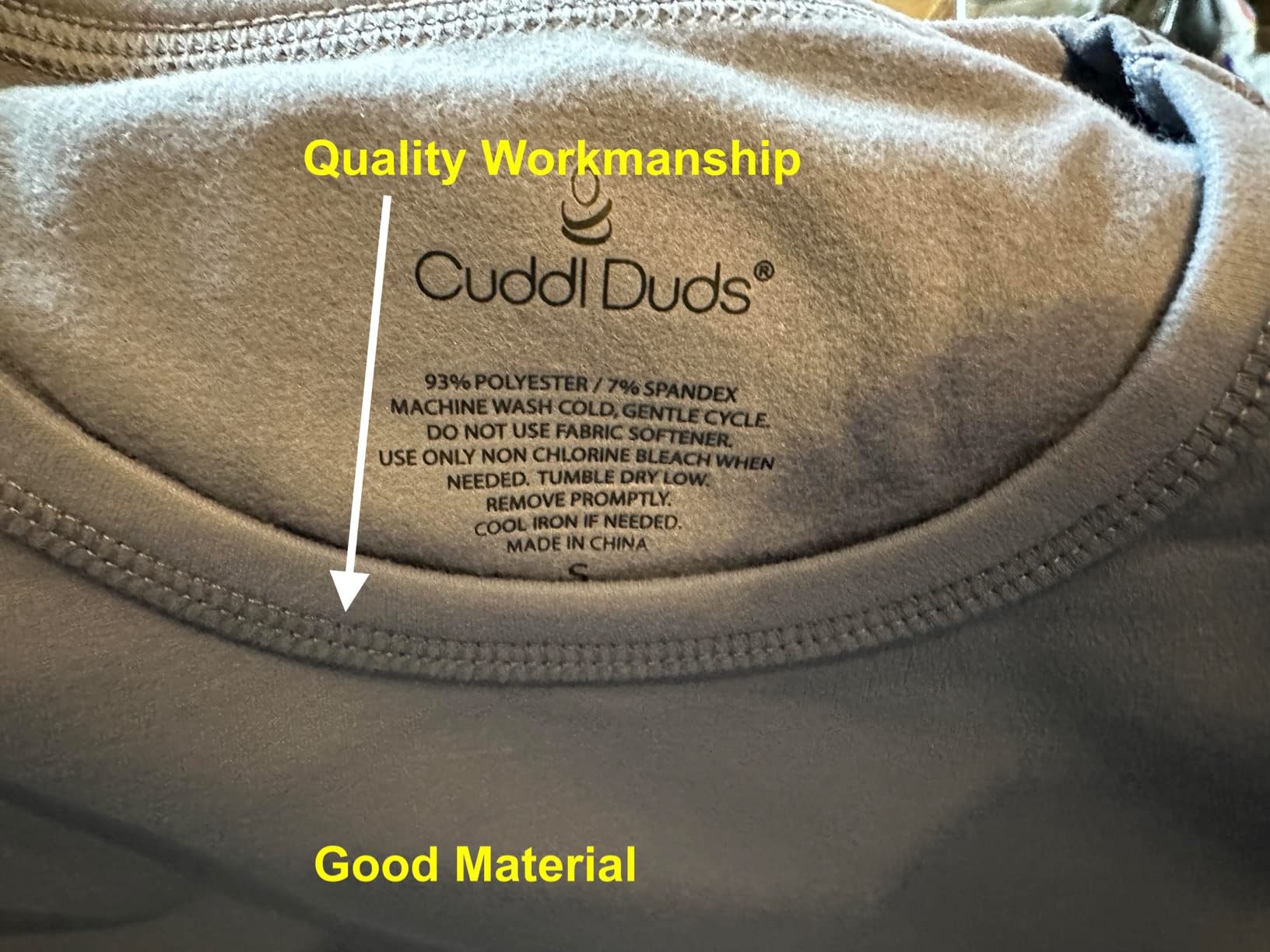 Cuddl Duds Mens Heavyweight Cold Weather Fleece Lined Thermal Set - Long Sleeve Shirt & Leggings - Lounge Sets for Men customer photo 2