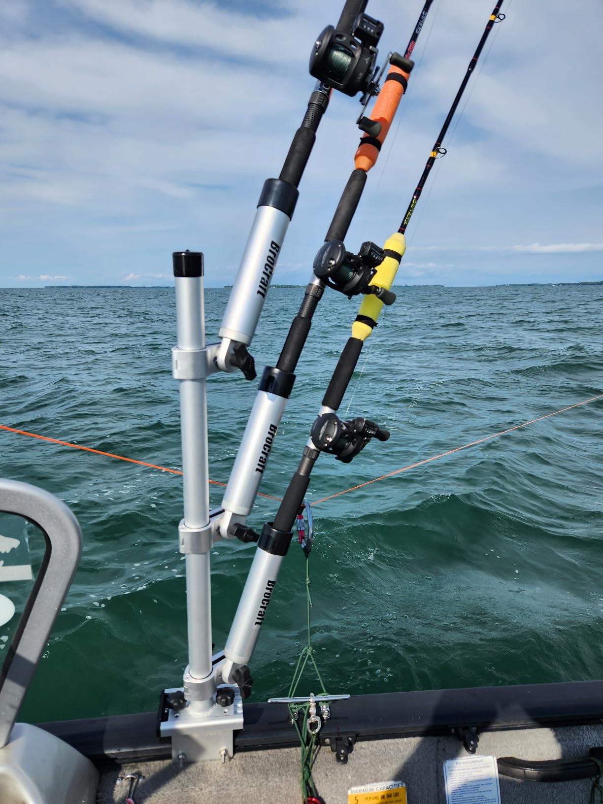 Brocraft Crappie Rod Holder System with Gunnel Track Mount customer photo 1