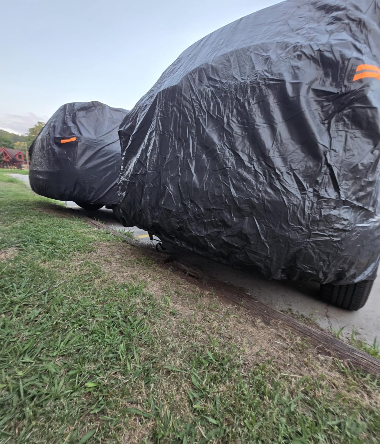 Kayme 7 Layers Car Cover Custom Fit for Ford Mustang/Shelby (1964-2025) Waterproof All Weather, Outdoor Full Cover Rain Sun UV Protection, Black customer photo 1