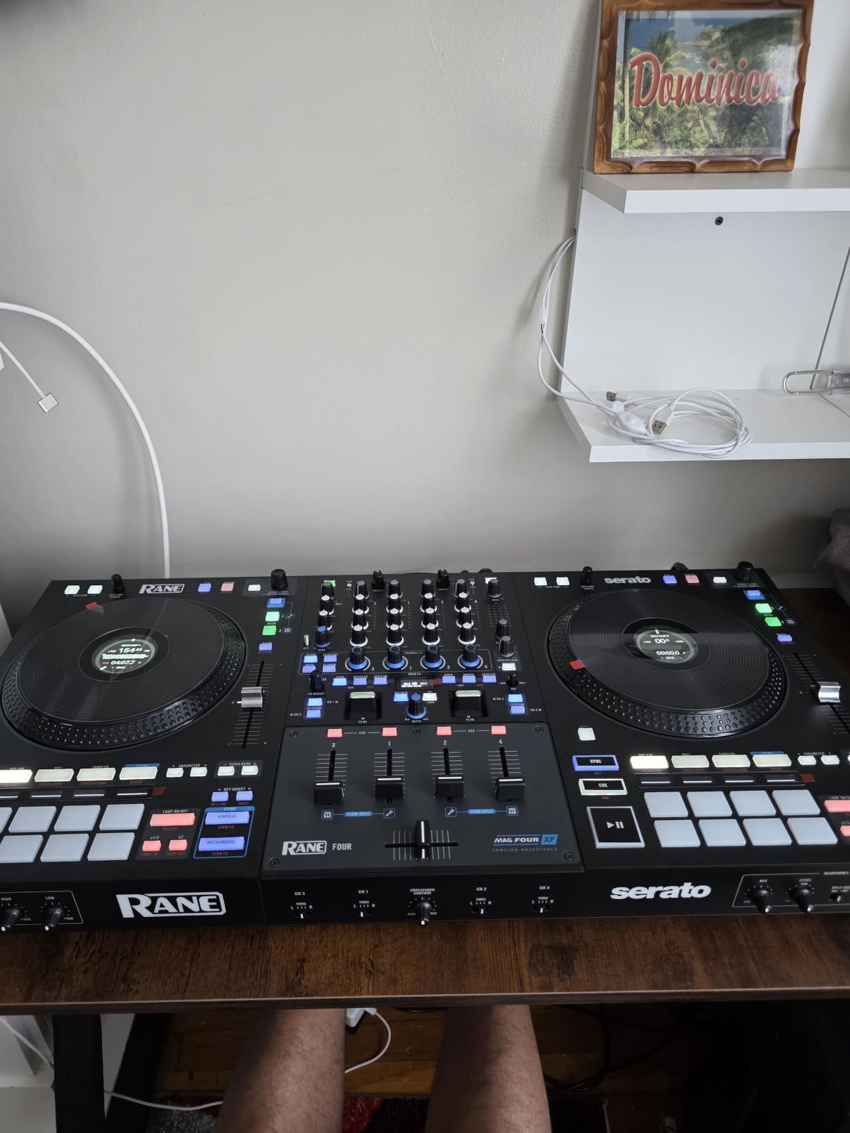 RANE FOUR Stems DJ Controller with 4 Decks, 8.5
