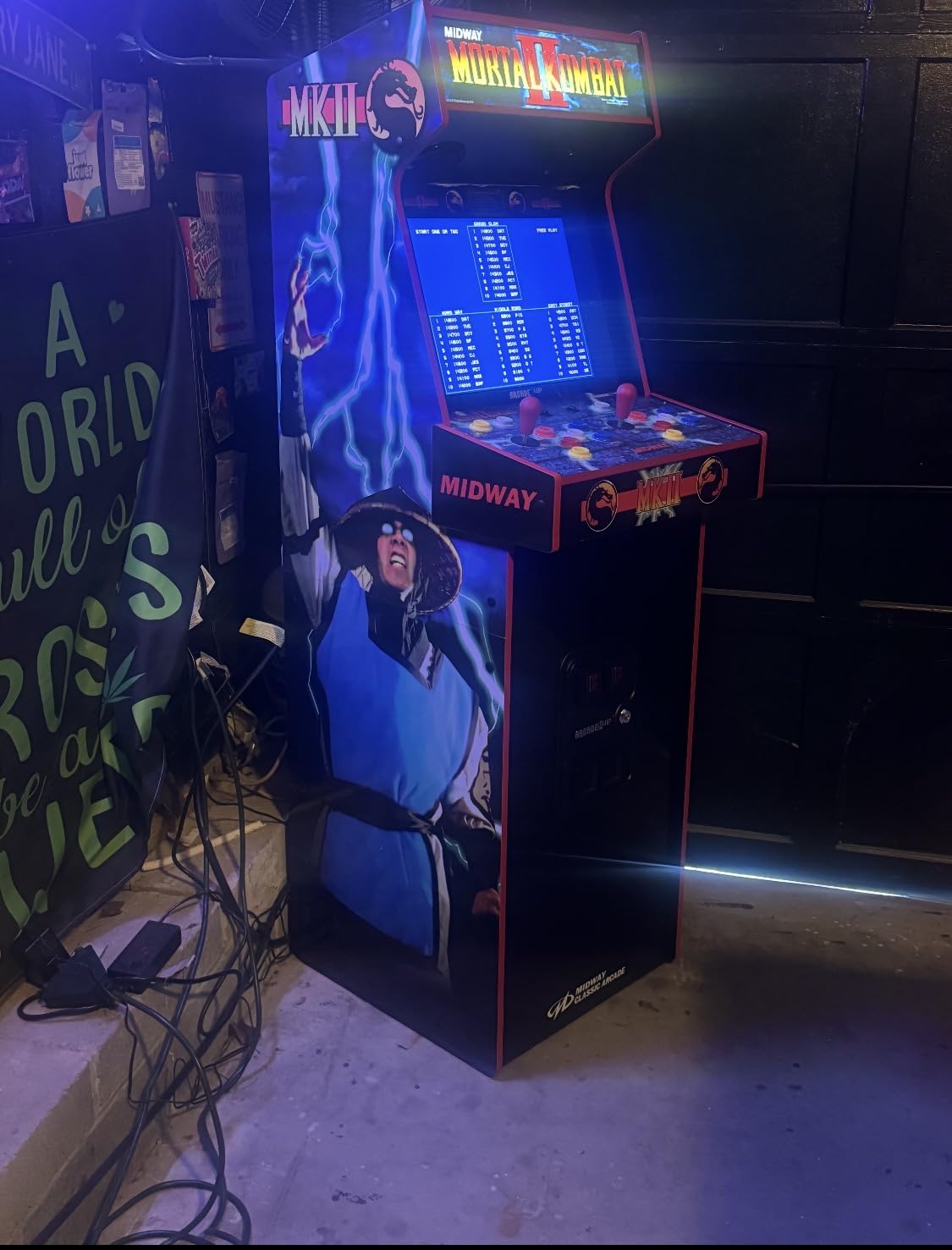 ARCADE1UP Mortal Kombat II Deluxe Arcade Machine, 14 Games | Gaming Cabinet with Real Feel Joysticks and Buttons, 17-Inch Color Screen customer photo 2