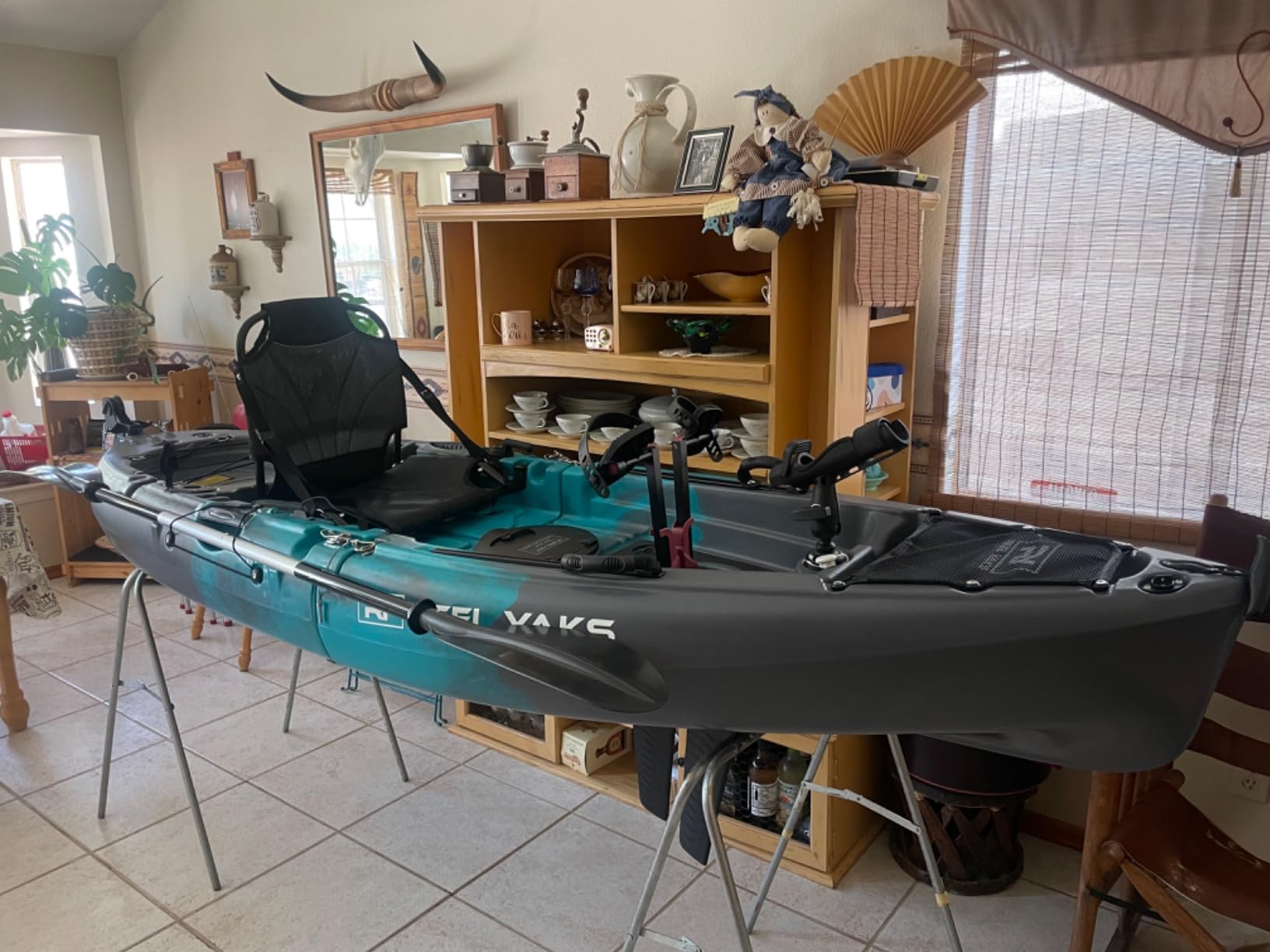 Reel Yaks Raptor Modular Fishing Kayak - 380 lbs Capacity - Pedal Fishing Kayaks for Adults & Youth, Sit on Top, Compact Storage, Lightweight, Easy Transport customer photo 2