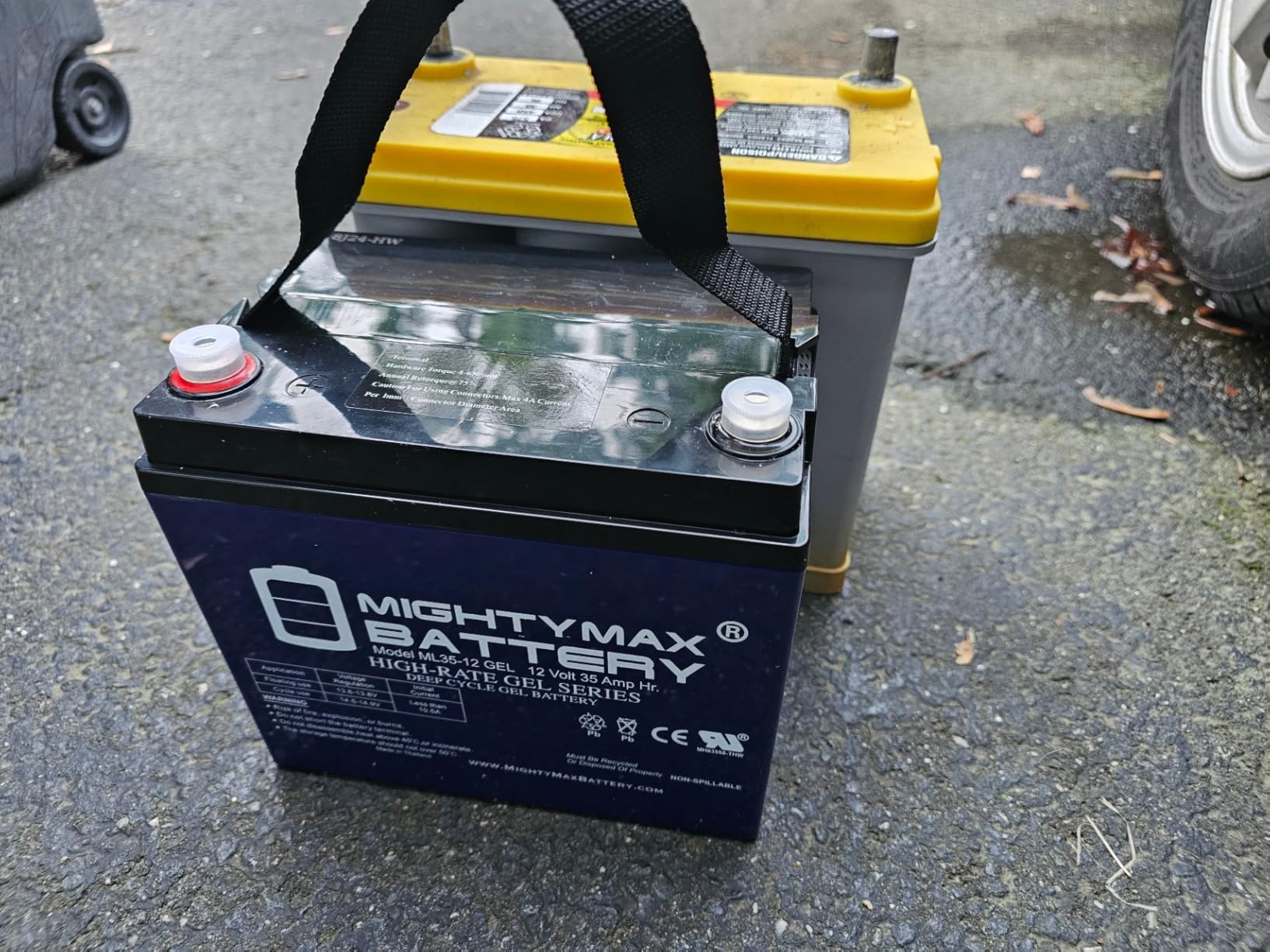 Mighty Max Battery ML35-12 GEL - 12 Volt 35 AH, GEL Type, Nut and Bolt (NB) Terminal, Rechargeable AGM Battery customer photo 1