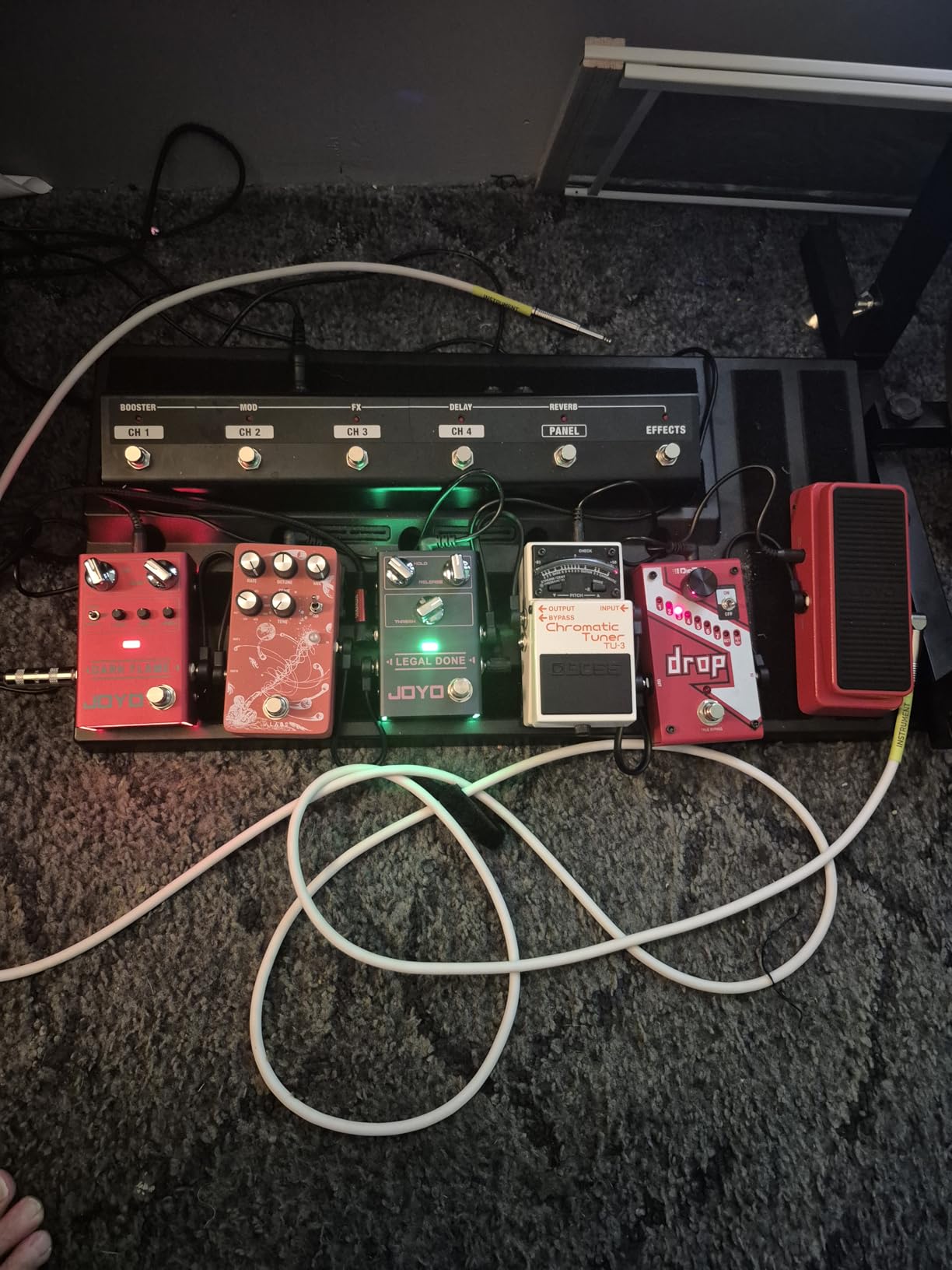 JOYO Noise Gate Guitar Pedal, 2 & 4 Cable Method with Hold/Release/Thresh Control & Send/Return Loop (LEGAL DONE R-23) customer photo 1