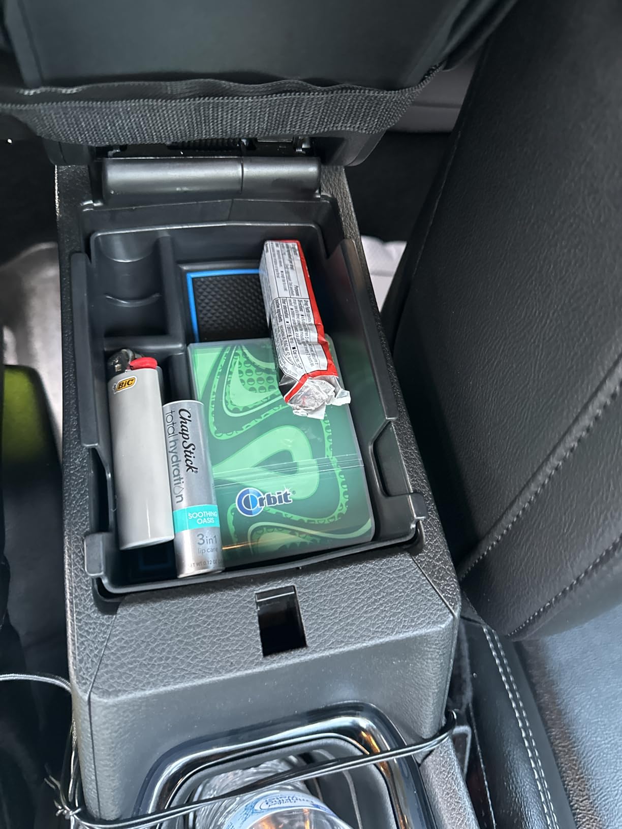 RUNROAD Center Console Organizer Tray Compatible with Jeep Compass 2022 2023 2024 2025 Accessories, Armrest Tray Secondary Storage Box Insert Console Organizer Card Container, Black (NOT For Ltd) customer photo 1