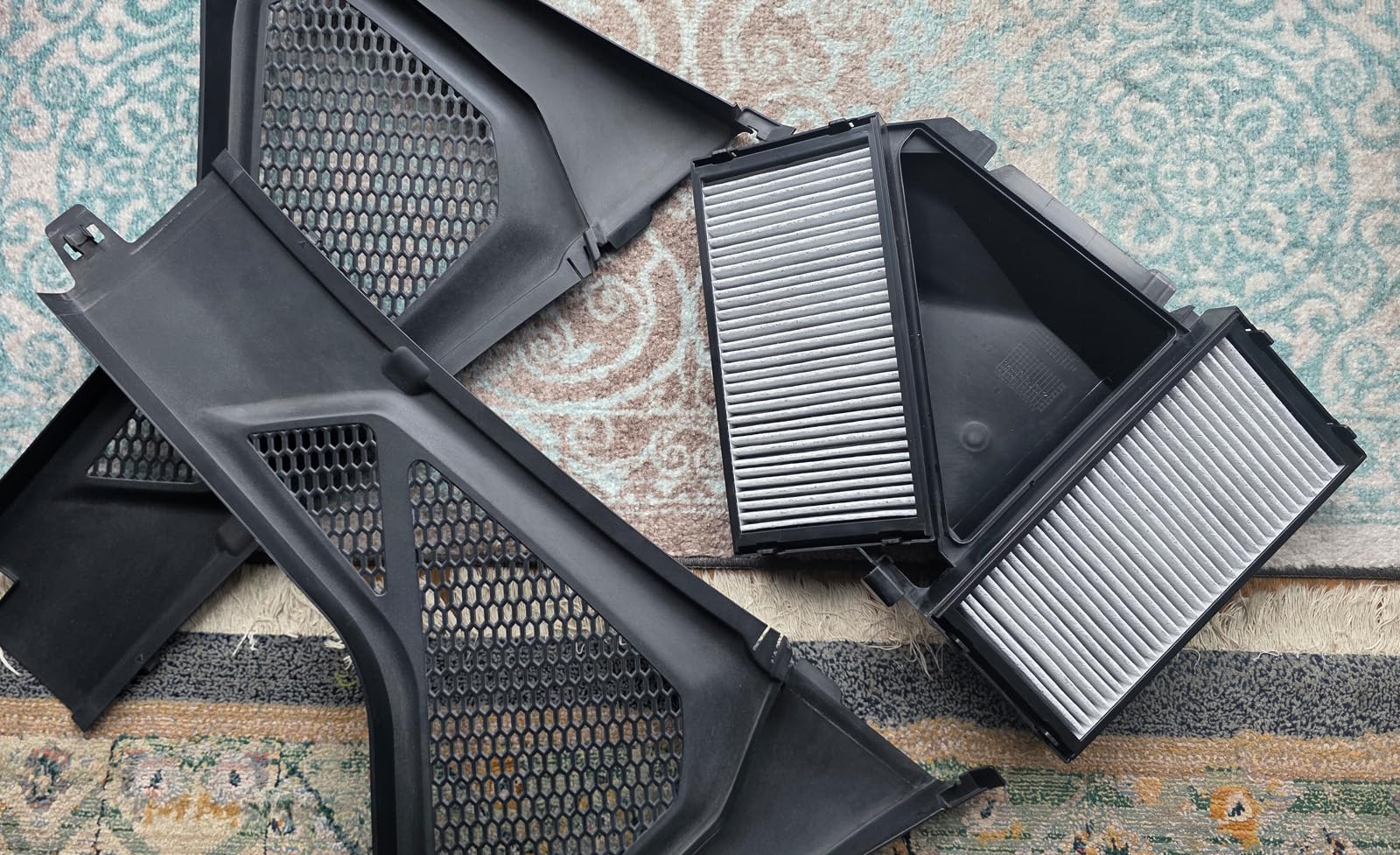 A-Premium 2-PC Cabin Air Filter with Activated Carbon Compatible with BMW X5 2007-2019, X6 2008-2019, Replace# 64116945594, 64119248294 customer photo 2