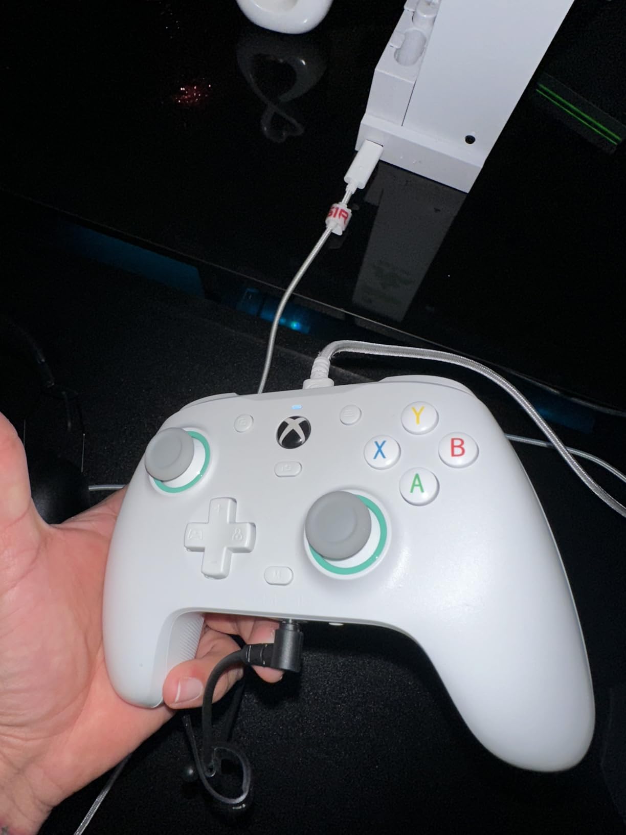 GameSir G7 SE Wired Controller for Xbox Series X|S, Xbox One & Windows 10/11, Plug and Play Gaming Gamepad with Hall Effect Joysticks/Hall Trigger, 3.5mm Audio Jack (White) customer photo 2