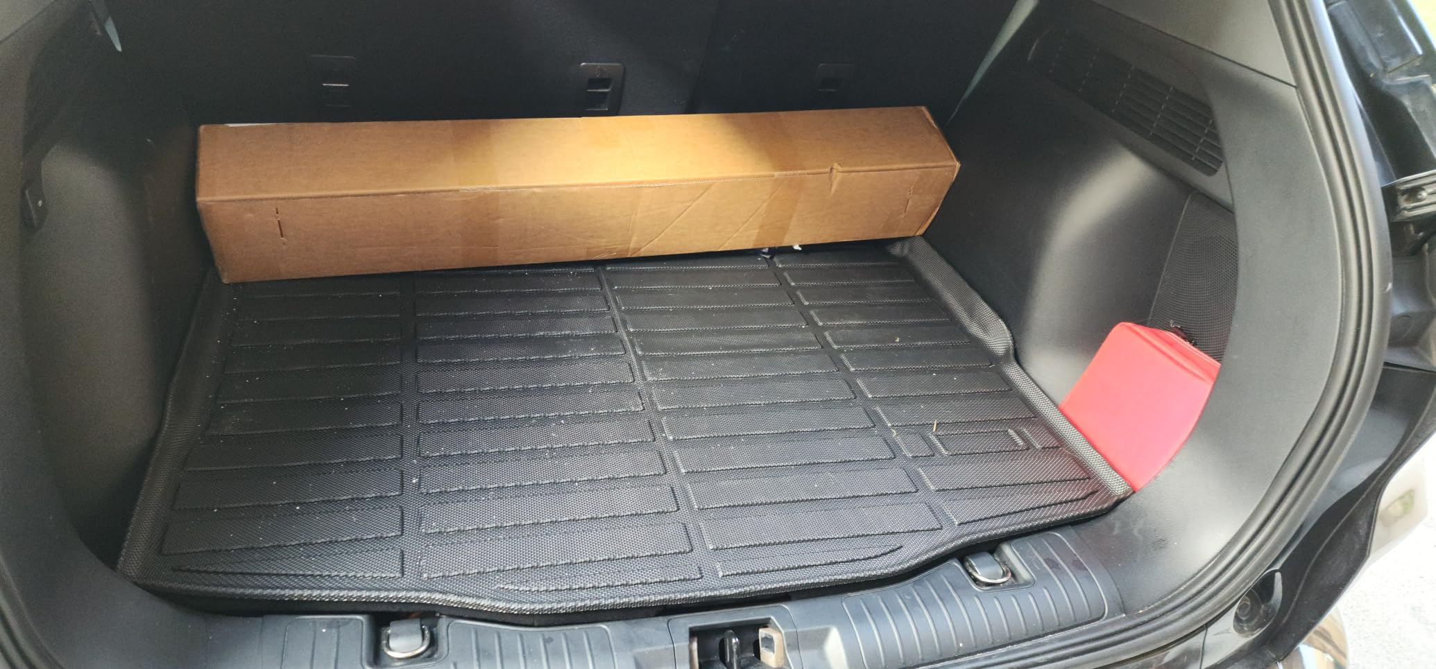Binmotor-All Weather Floor Mats Cargo Liner for Nissan Rogue 2021-2025 2026 (NOT for Sport), Car Mats with Trunk Mat Full Set, Heavy Duty Car Floor Liners for Rogue Accessories customer photo 2