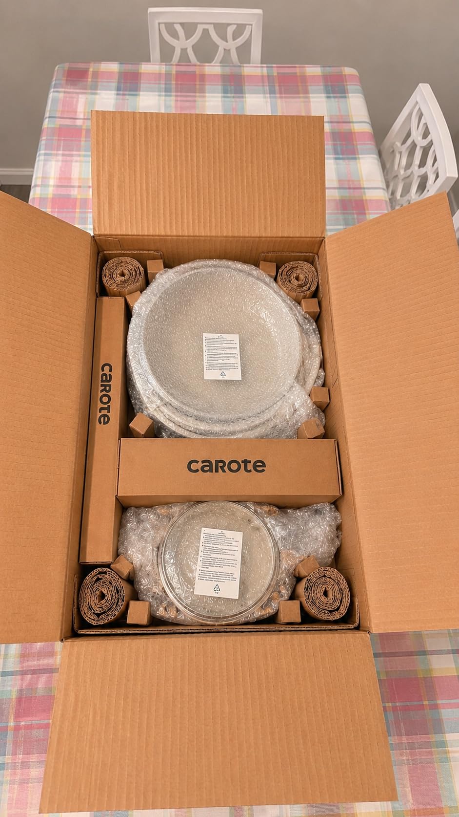 CAROTE 21pcs Pots and Pans Set, Nonstick Cookware Sets, Induction Cookware Kitchen Set Non Stick Cooking Set w/Frying Pans & Saucepans (PFOS, PFOA Free) customer photo 2