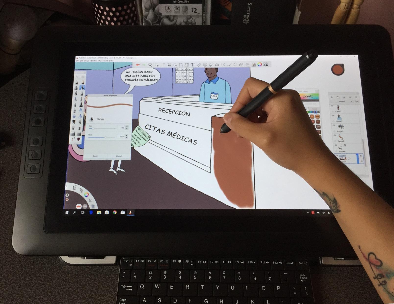 XPPen Artist Pro 16 Gen2 2.5K 16 inch QHD Drawing Tablet with Full Laminated Anti-Glare Screen customer photo 1