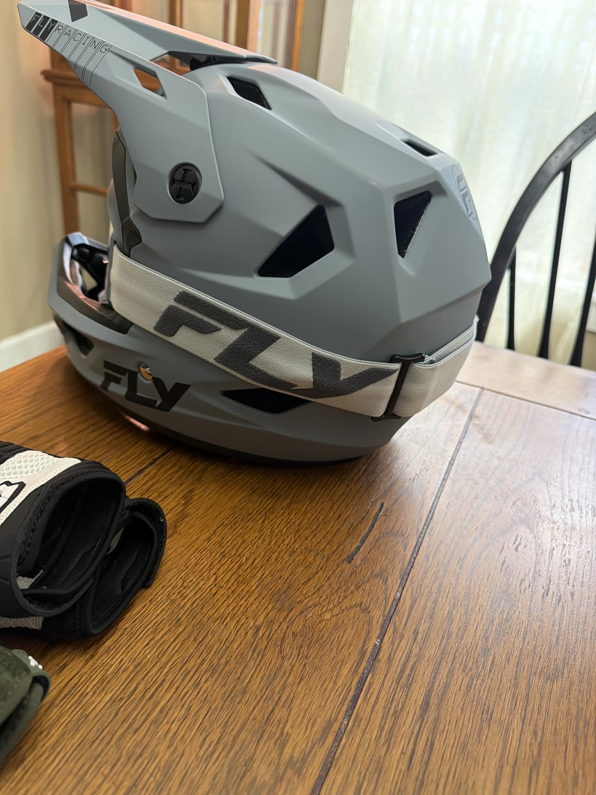 Fly Racing Focus Goggle Silver/Charcoal-Adult | ATV Clear Vision & Durable customer photo 1