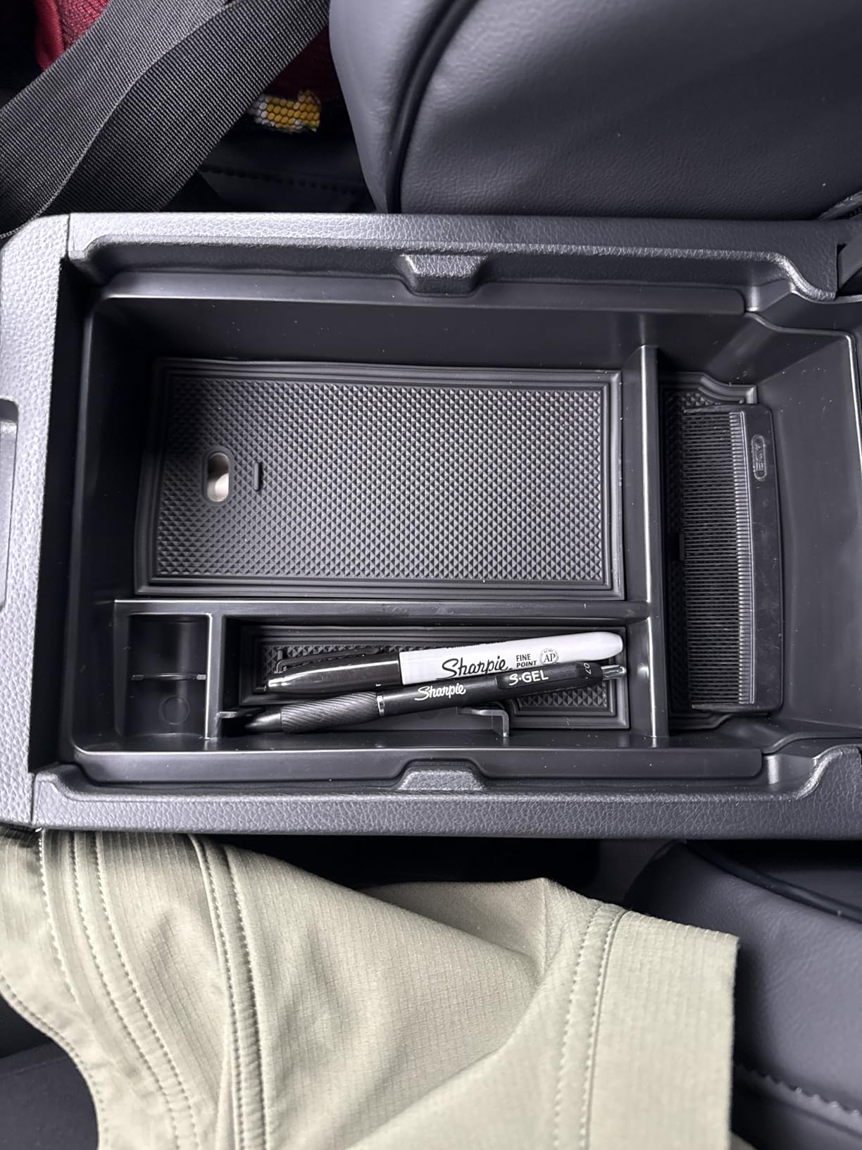 YPHUIKI 3PCS Center Console Organizer Compatible with Honda CRV 2023-2026 Accessories CR-V Hybrid Armrest Organizer Tray Hidden Storage Box ABS Material customer photo 2