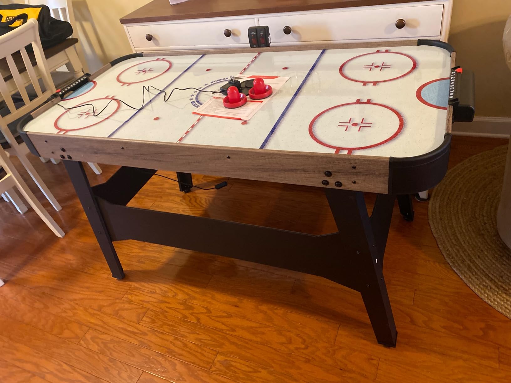 GoSports 54 Inch Air Hockey Arcade Table for Kids & Adults - Oak or Black customer photo 1