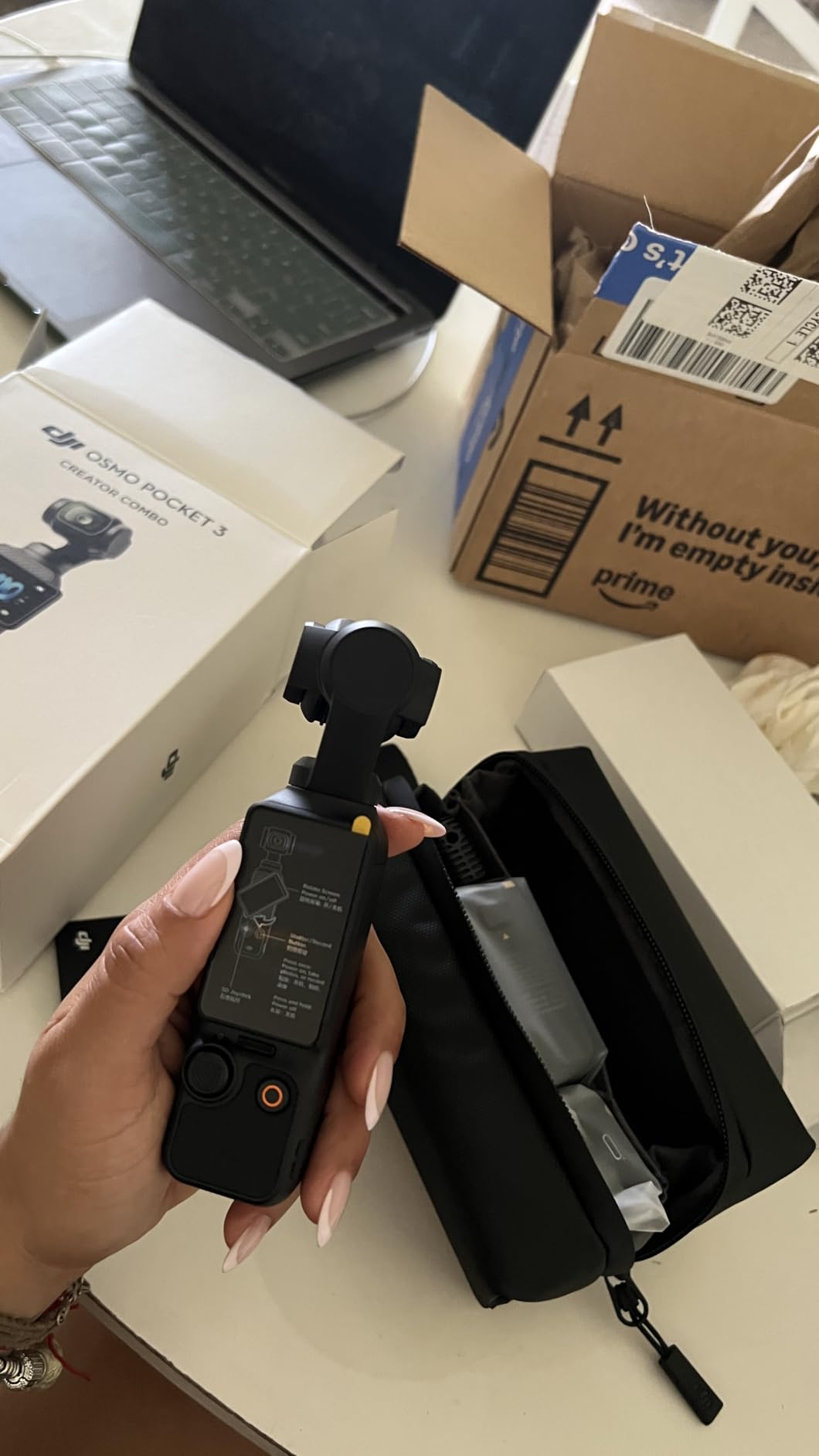 DJI Osmo Pocket 3 Creator Combo, Vlogging Camera with 1'' CMOS & 4K/120fps customer photo 2