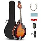 Ktaxon A-Style Mandolin, 8 Strings Acoustic Mahogany Wood, Sunburst customer photo 1
