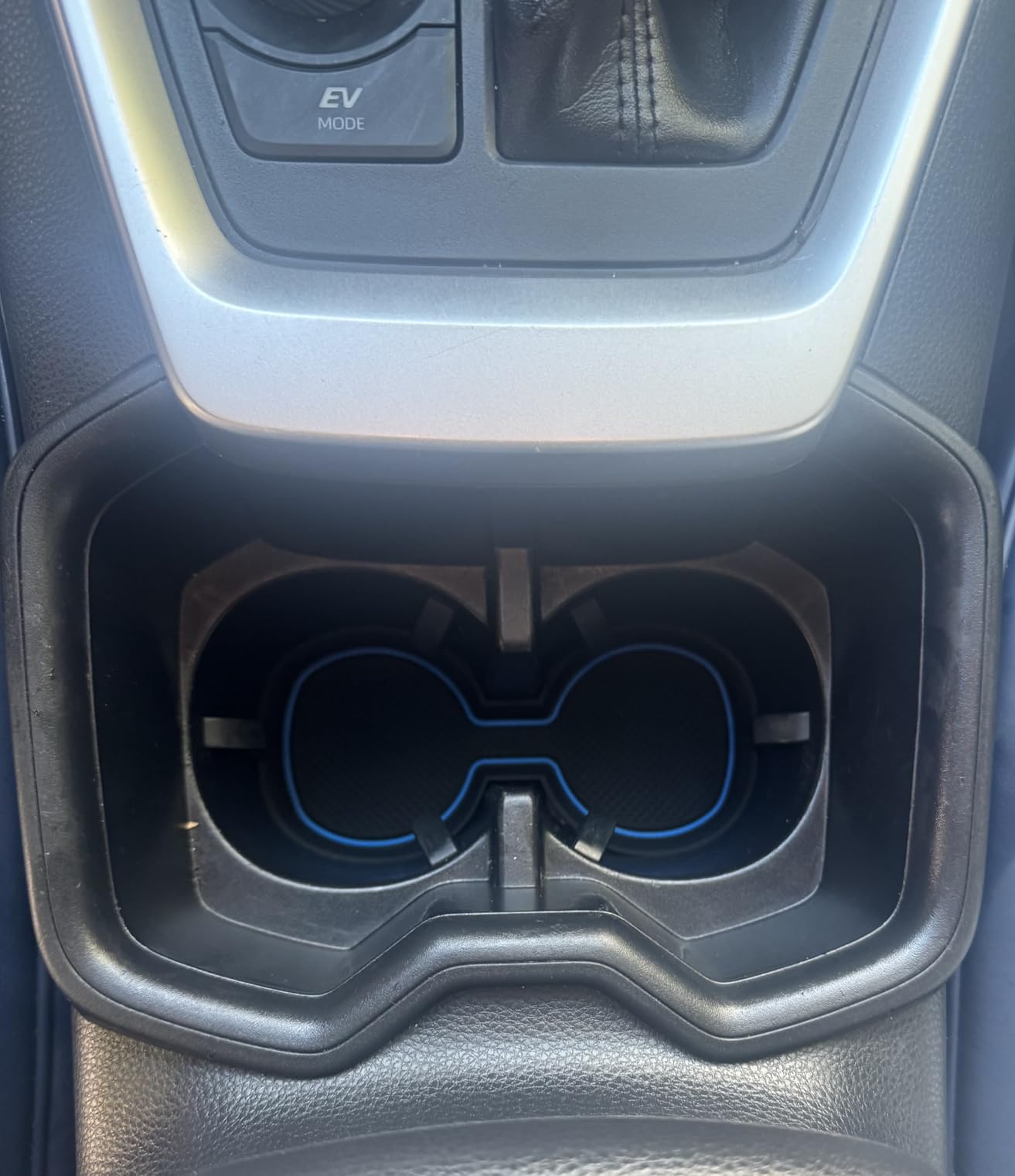 3D Cup Holder Inserts for Toyota RAV4 Accessories 2025 2024 2023 2022 2021 2020 2019 Silicone Cup Coaster Mats Pad Center Console Liner (2Pcs Set, Black Trim) customer photo 2