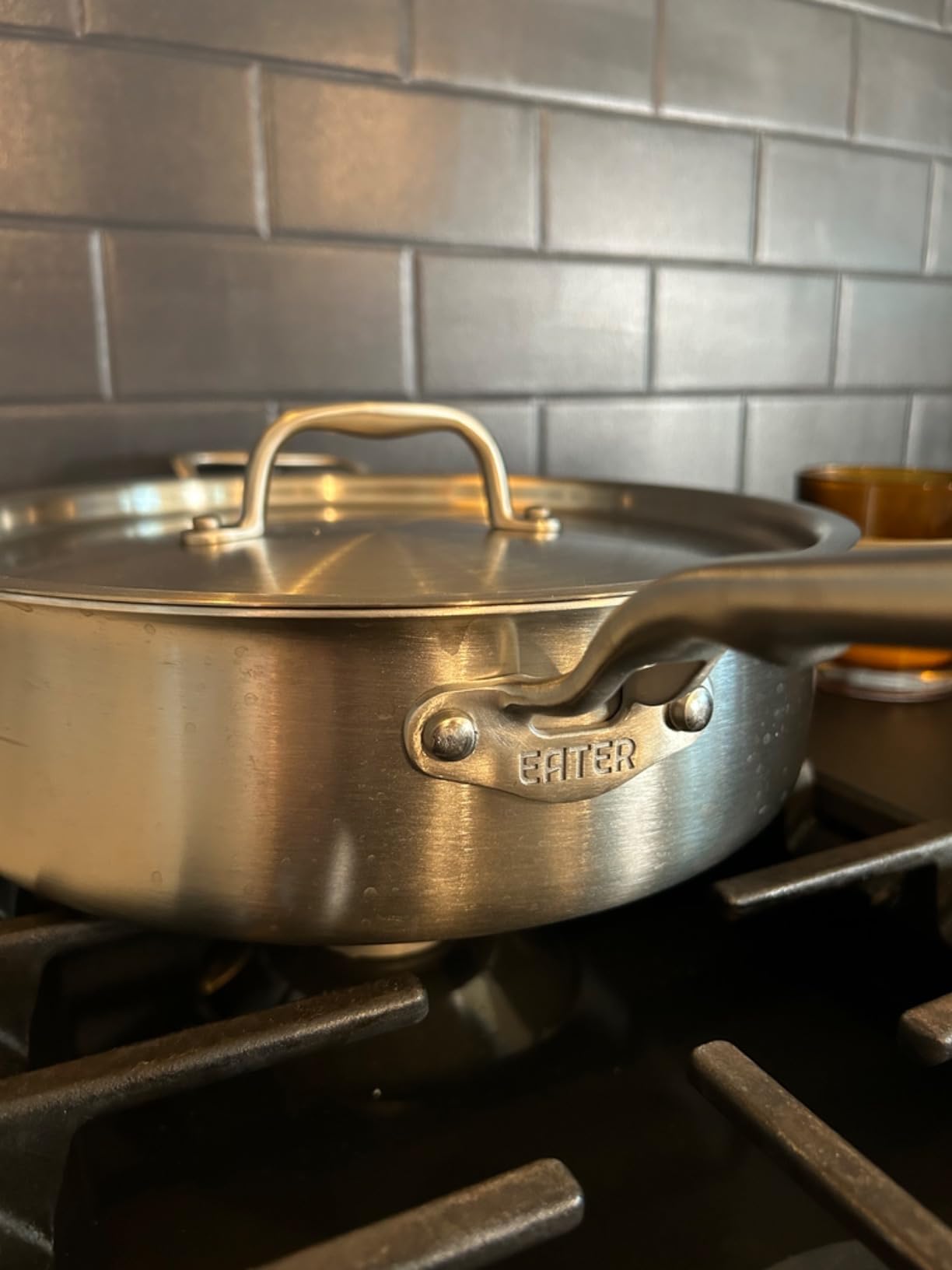 Heritage Steel x Eater 4 Quart Sauté Pan, Made in USA, 5-Ply Fully Clad Stainless Steel Saute Pan, Stay Cool Handle, Non Toxic Induction Pan customer photo 1