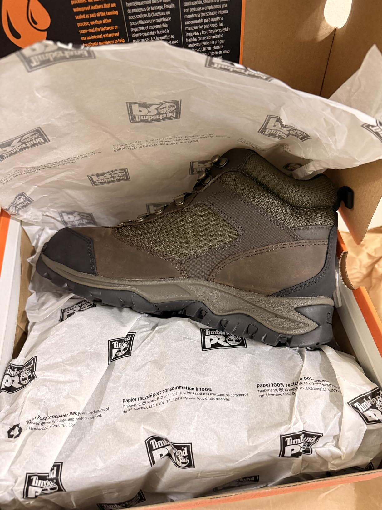 Timberland PRO mens Keele Ridge Steel Safety Toe Waterproof Industrial Hiking customer photo 2