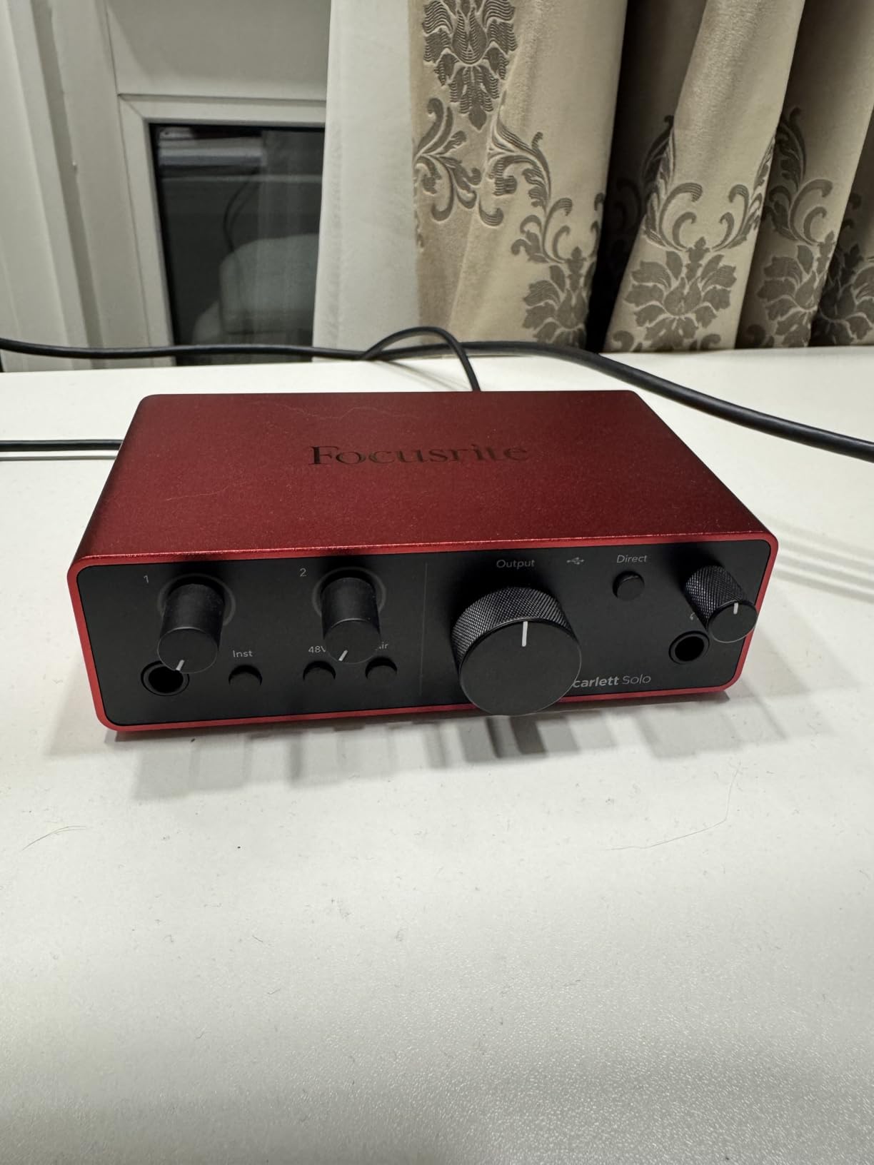 Focusrite Scarlett Solo 4th Gen USB Audio Interface with Software Suite customer photo 1
