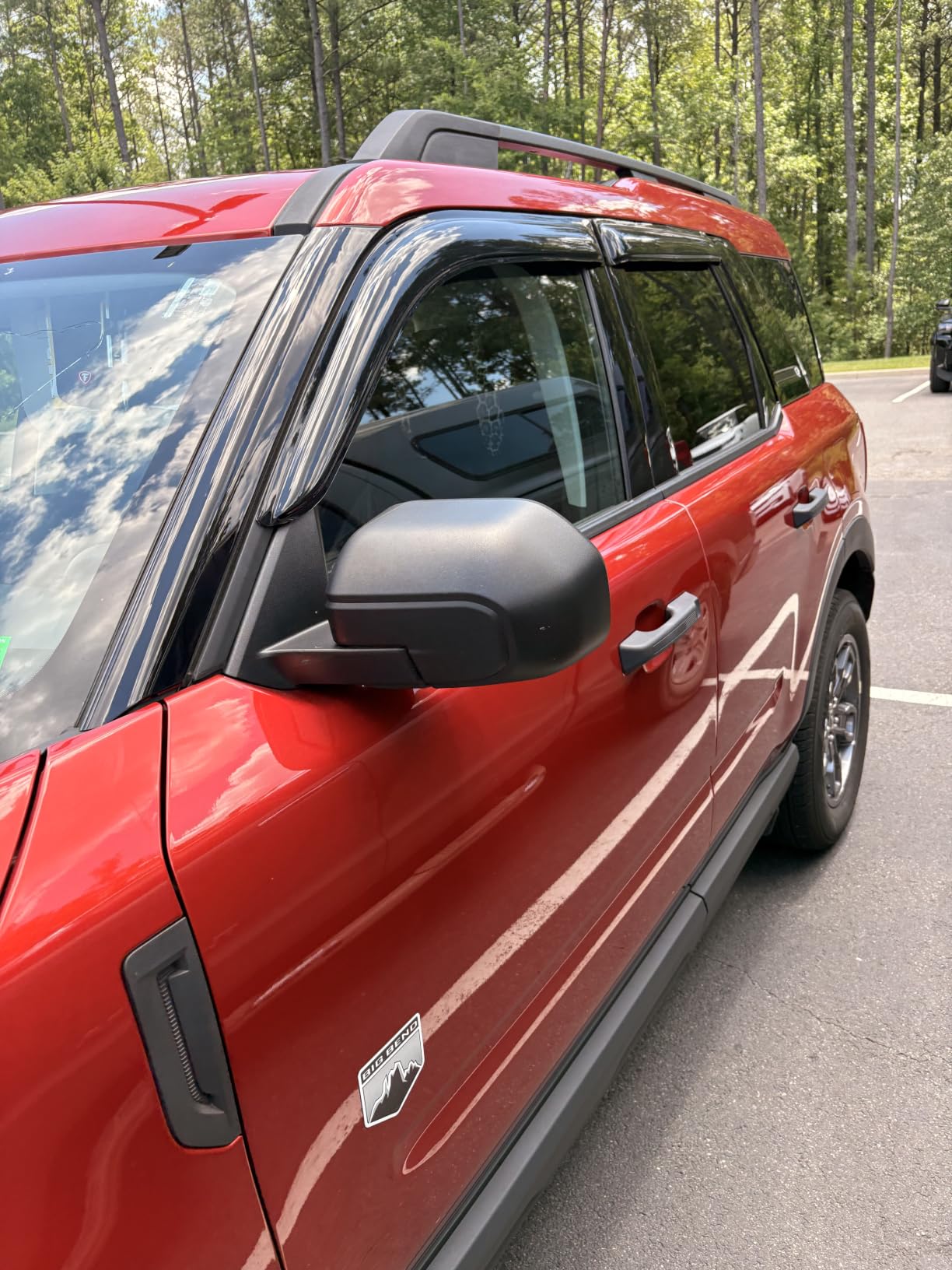 Rain Guards for Volkswagen Golf MK6 Hatchback 2010-2014, Tape-on Side Window Deflectors for Volkswagen Golf, Window Visors for Volkswagen Cars, Car Accessories 4 Rain Guards & 2 Car Coasters customer photo 1