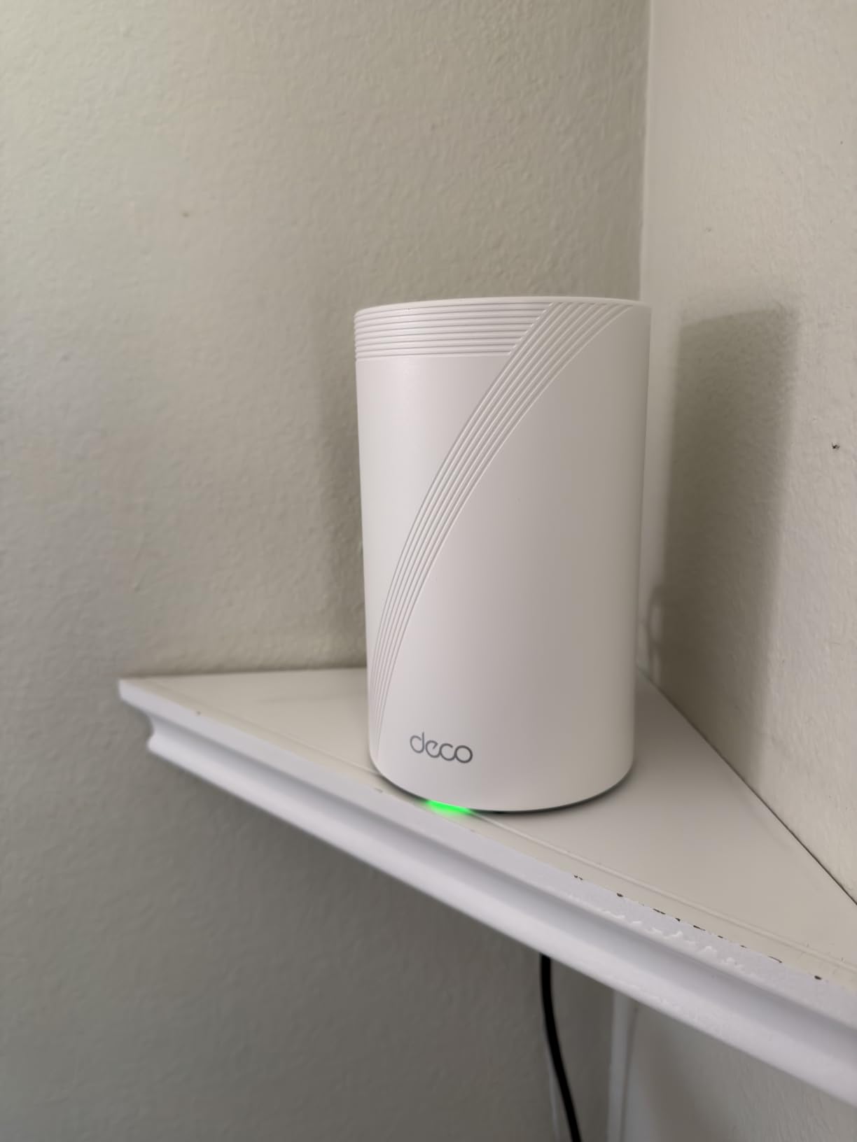 TP-Link Deco 7 Pro BE63 Tri-Band WiFi 7 BE10000 Whole Home Mesh System- 6-Stream 10 Gbps, 4x2.5G Ports Wired Backhaul, 4X Smart Internal Antennas, VPN, HomeShield, Free Expert Support (2-Pack) customer photo 2