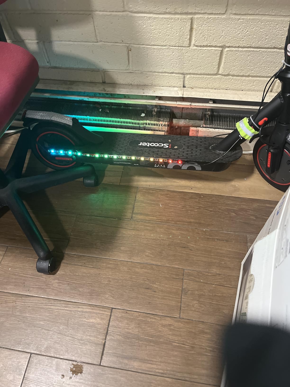 2 Strip Electric LED Bicycle Scooter Lights Night Cycling Colorful Lamp Waterproof Safety Skateboard Scooter Lights customer photo 1