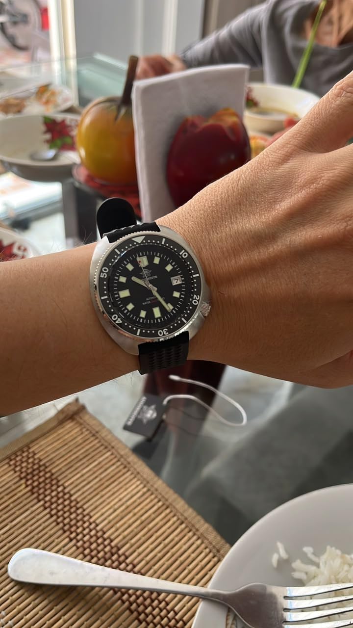 ADDIESDIVE Automatic Watch Diver 200 M Mens Watch Luminescent Mechanical NH35A Analog Stainless Steel customer photo 2