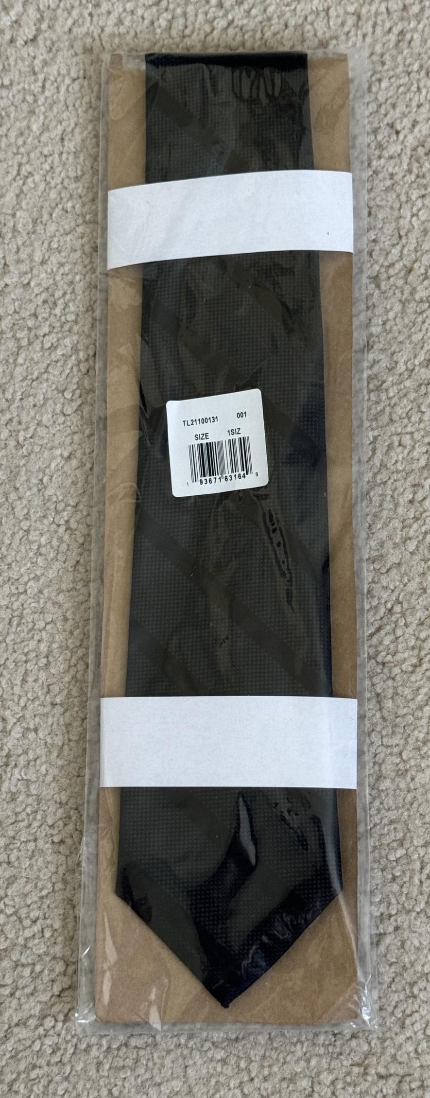 Tommy Hilfiger Men's Classic Textured Tonal Stripe Tie customer photo 2