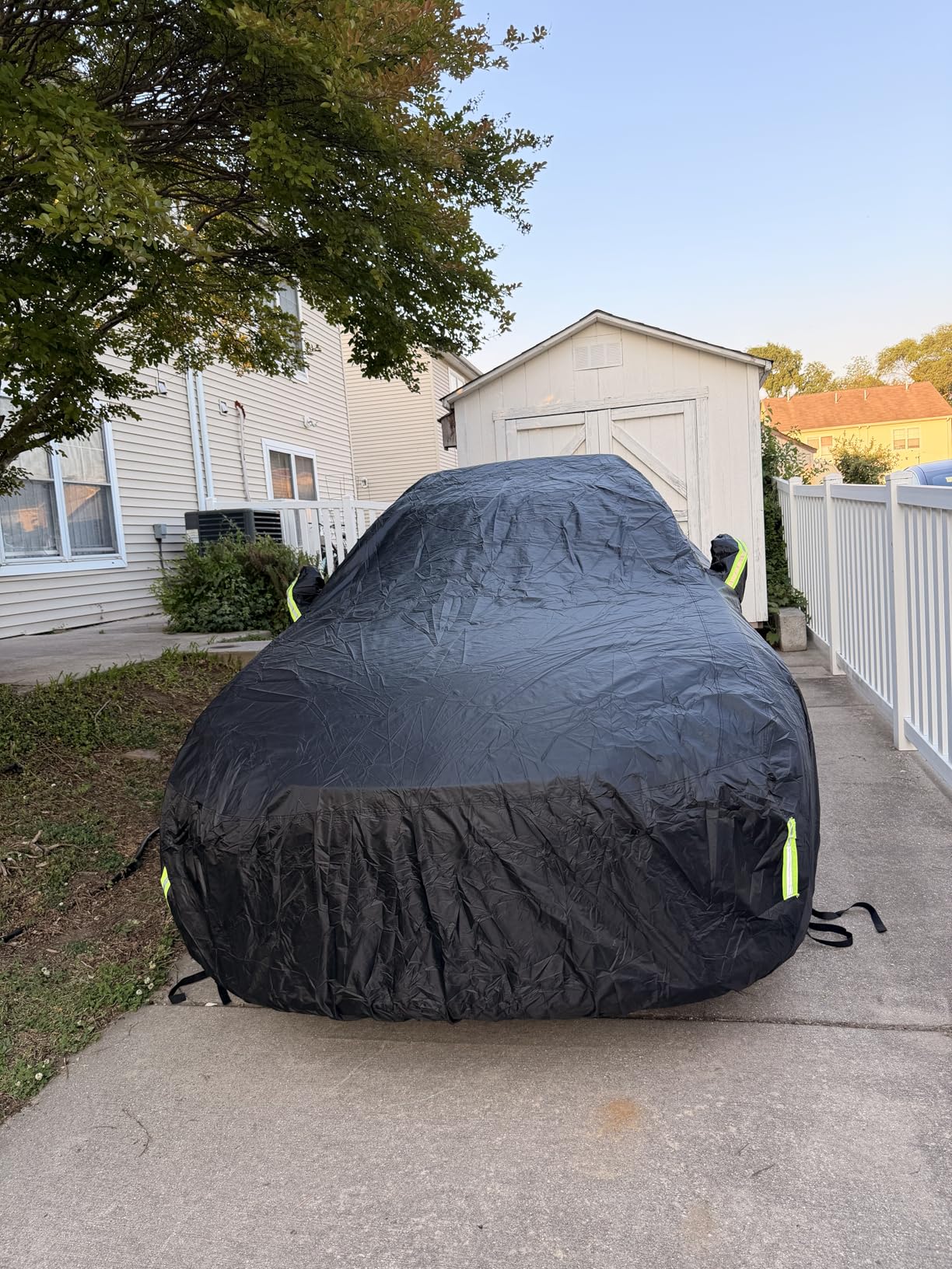 Proadsy Car Cover for Dodge Charger 2006-2025 2026 Waterproof All Weather for Automobiles, Windproof Snowproof Rain Hail Sun UV Protection Full Outdoor Indoor Exterior Car Covers, Black customer photo 1