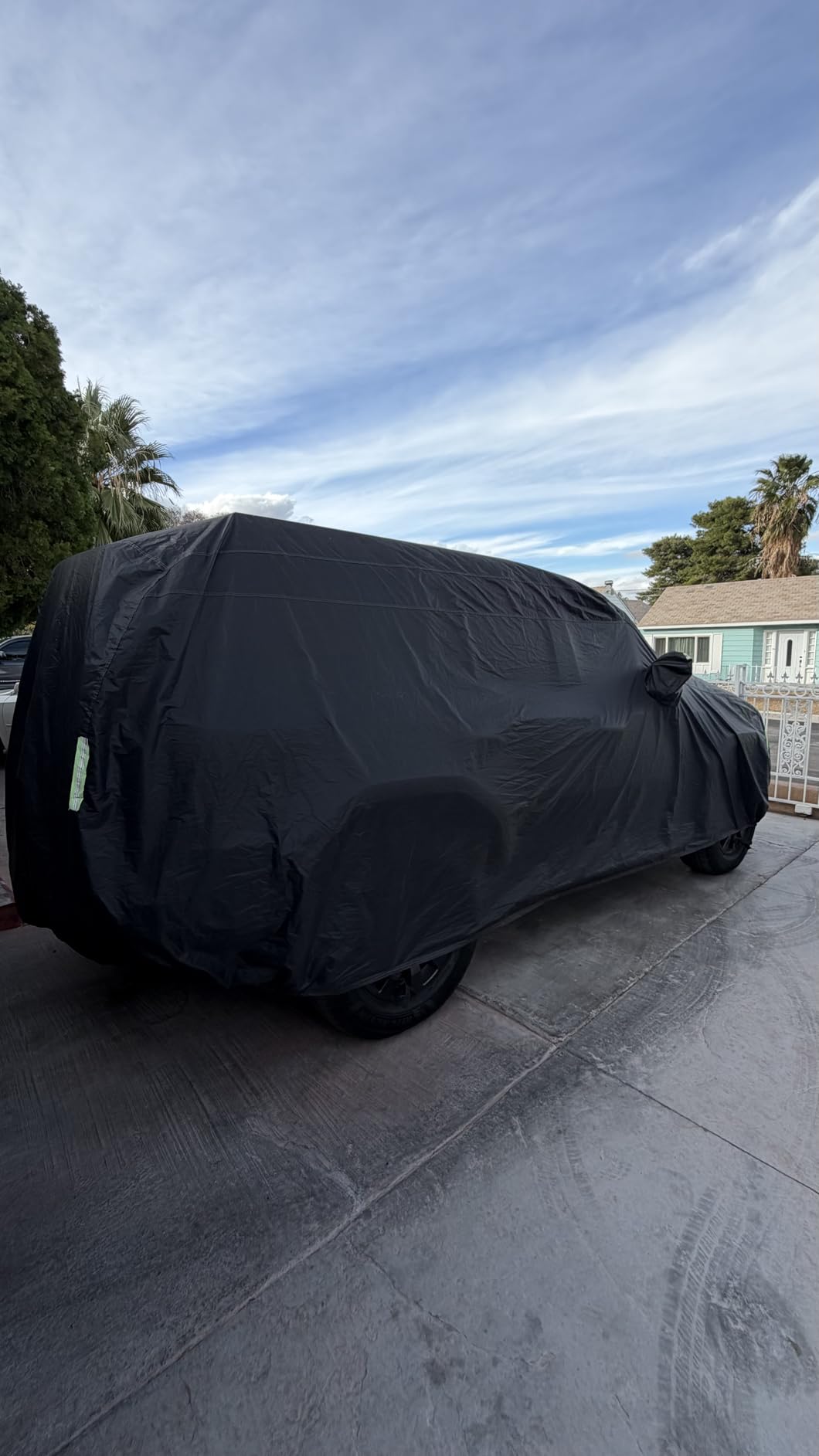 Proadsy Car Cover for Dodge Charger 2006-2025 2026 Waterproof All Weather for Automobiles, Windproof Snowproof Rain Hail Sun UV Protection Full Outdoor Indoor Exterior Car Covers, Black customer photo 2