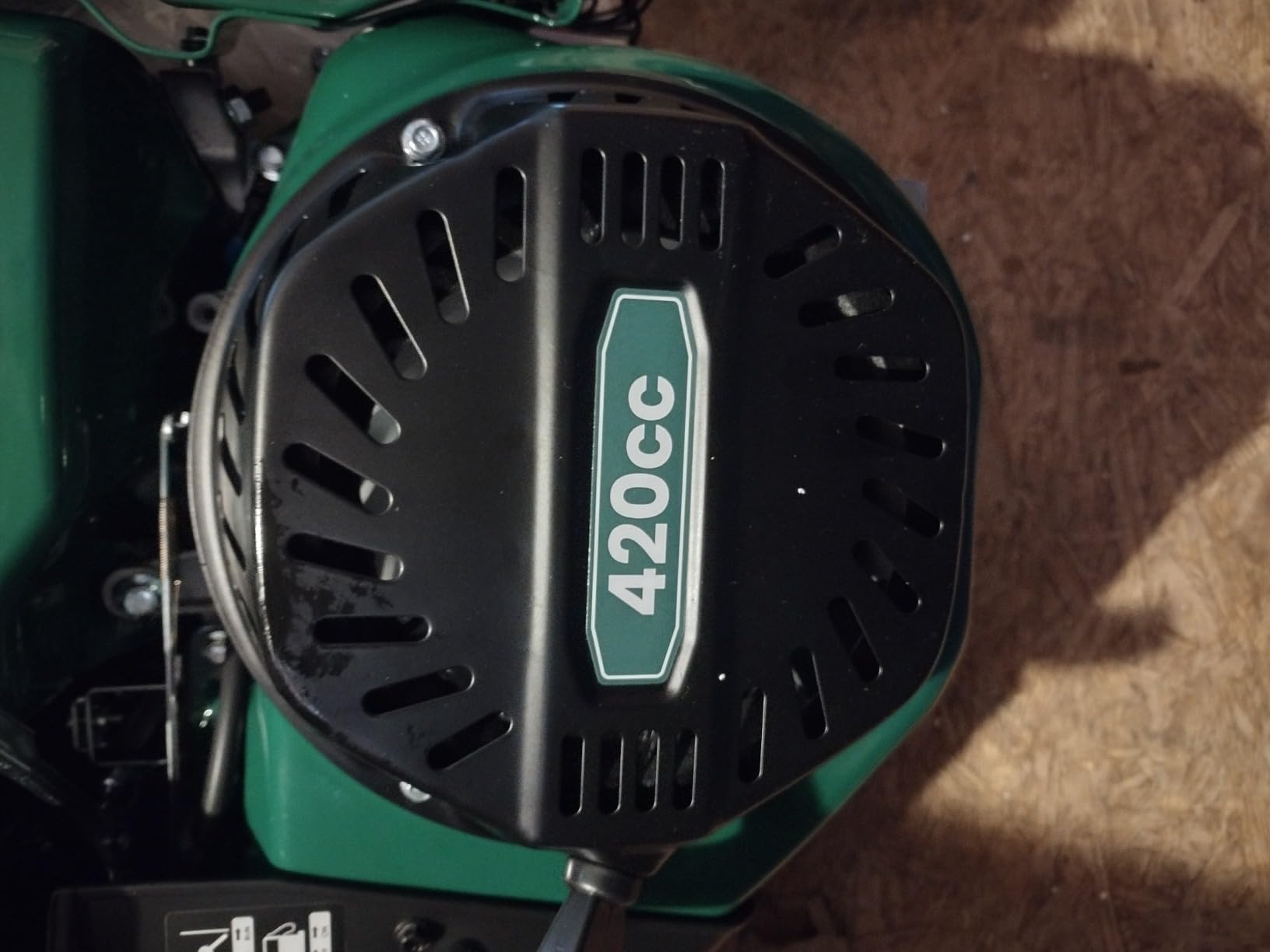 maXpeedingrods 15HP 420cc Gas Engine, Electric Start 4 Stroke OHV Horizontal Gasoline Engine, Shaft 1