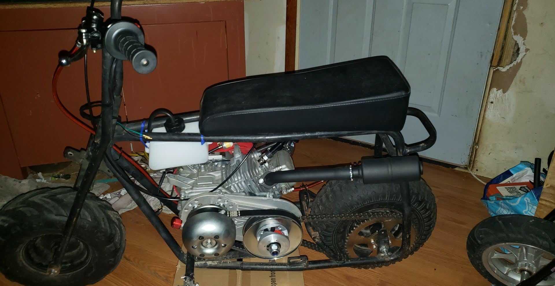 YOXUFA Predator 212 Stage 2 Kit with VM22 Carburetor Exhaust Pipe Muffler Replacement for 224cc 196cc 6.5HP Engine Coleman CT200U BT200X CT200U-EX Baja MB200 Mini Bike Go Kart Parts Throttle Assembly customer photo 1