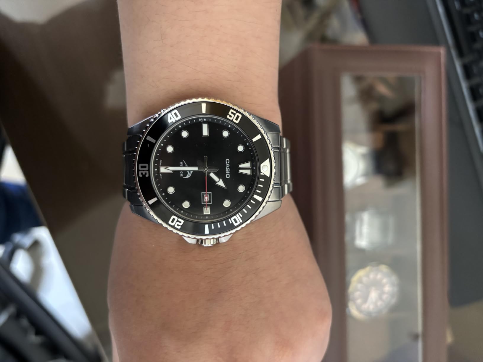 Casio Men's Classic Diver Stainless Steel Watch MDV-106DD-1A1VCF customer photo 1
