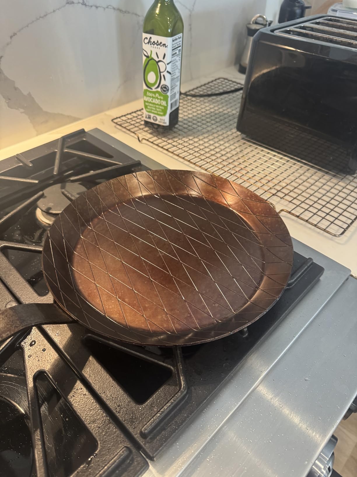 ZWILLING Forged 9.5-Inch Carbon Steel Frying Pan, PFAS-Free Pre-Seasoned Frying Pan, Induction Compatible Skillet, Oven Safe Carbon Steel Cookware customer photo 2