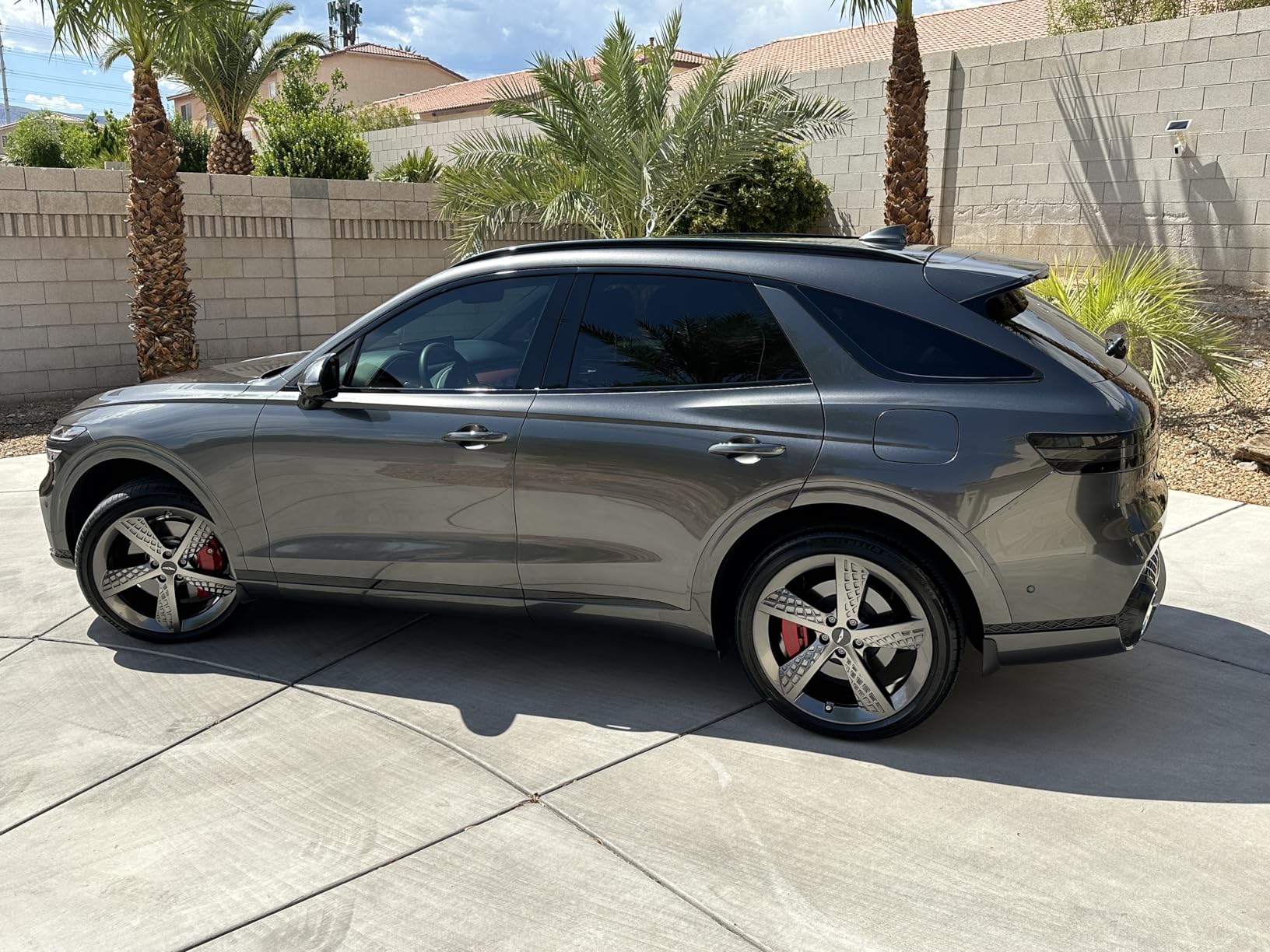 BOGAR TECH DESIGNS for Genesis GV70 2022-2026 Side Window Chrome Delete - Precut Vinyl Trim Overlay, Gloss Black Blackout Appearance customer photo 2