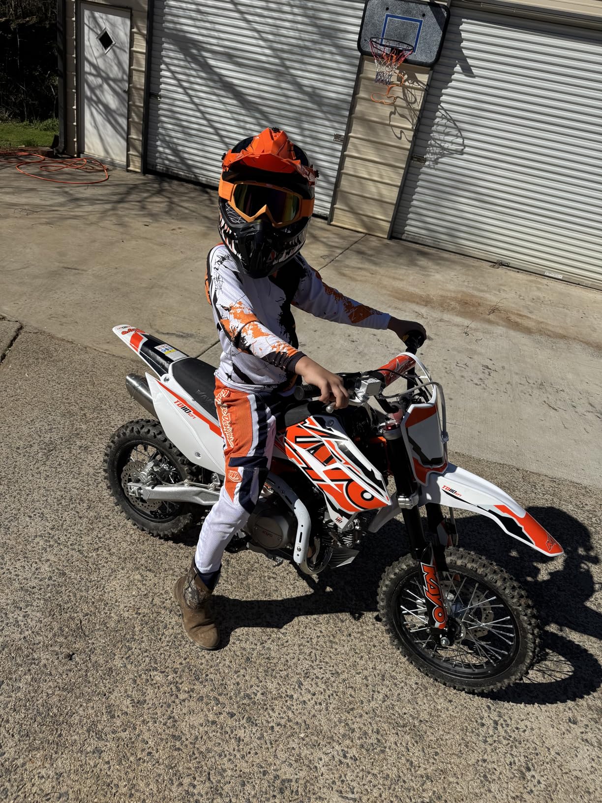 Dirt Bike Jersey for Youth, Kids Mountain Bicycle Shirt Long Sleeve for Motorcycle Motocross BMX Moto Mx Offroad Racing customer photo 1