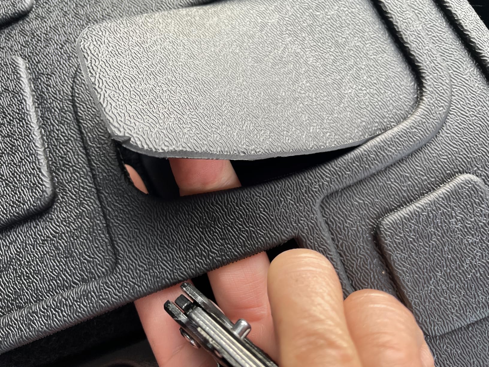 powoq Backrest Mat Compatible with 2021-2026 Toyota Sienna 3rd Row Back Seat Protector TPE Cargo Liner Cargo Mat Replacement customer photo 2