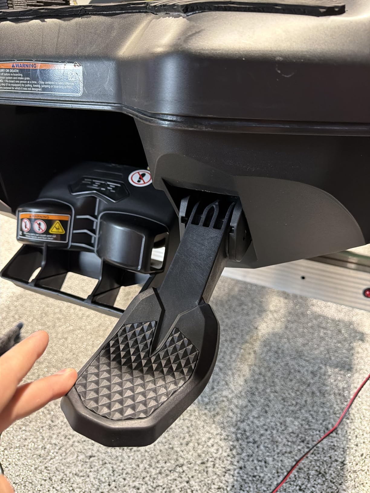 104.132.2 Push Industries Boarding/Reboarding Fold-Down Step, for Sea-Doo Spark All Models (Replace OEM# 295100494, 295100642) - 2 Step Value Pack customer photo 1