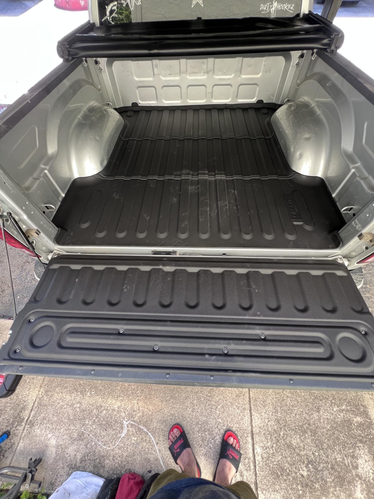 LASFIT Truck Bed Mat Fit for Chevrolet Chevy Colorado/GMC Canyon 2023 2024 2025 2026 5FT Accessories, Vehicle Bed Mat Custom Fit Flush All Weather Protection TPE Pickup Car Bed Cargo Trunk Liner customer photo 2