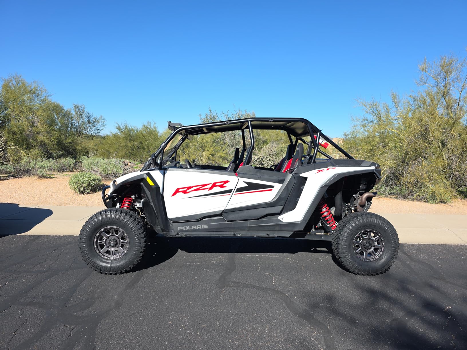 Bullite BT-02 Lancer UTV ATV Wheels Gunmetal Gray Rims 14x7, 4x156 Bolt Pattern, 5+2 Offset, Compatible with Polaris RZR 1000 XP/Ranger XP 900/1000 customer photo 1
