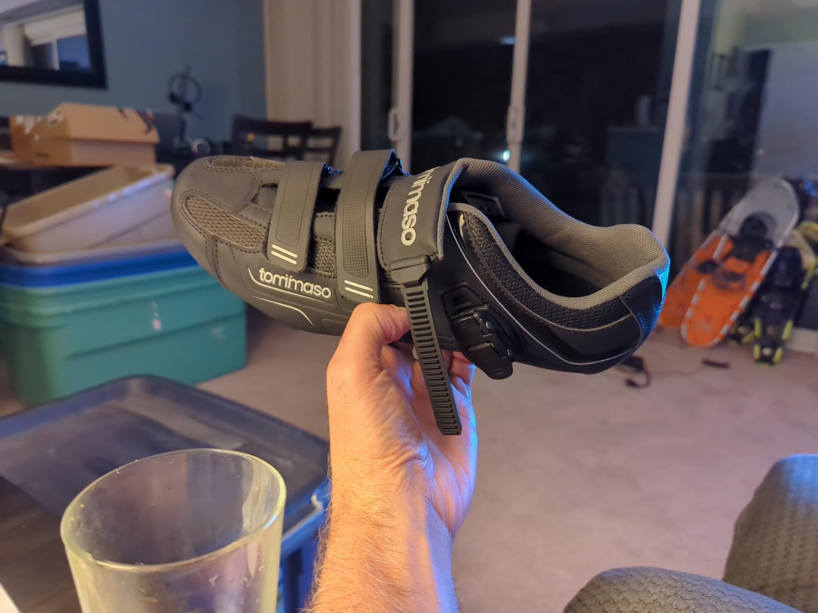 Strada Mens SPD & Peloton Shoes -- 2 in 1 Cycling Shoes -- Install Your Own Delta or SPD Cleats for Spin Bikes, Indoor Cycles or Most Mens Bicycles customer photo 1