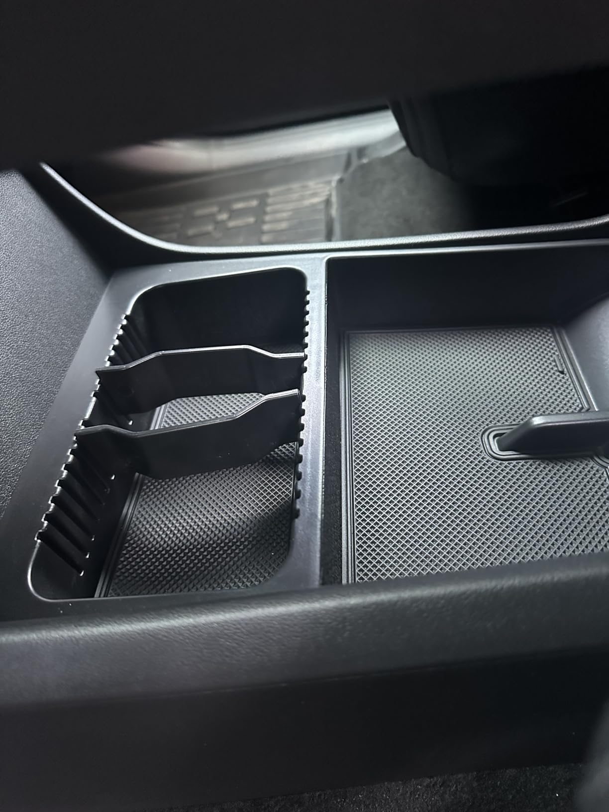 Center Console Organizer Tray Compatible with 2024 2025 2026 Hyundai Santa Fe Interior Storage Box Insert Secondary Accessories (2PCS Center Console Tray) customer photo 1