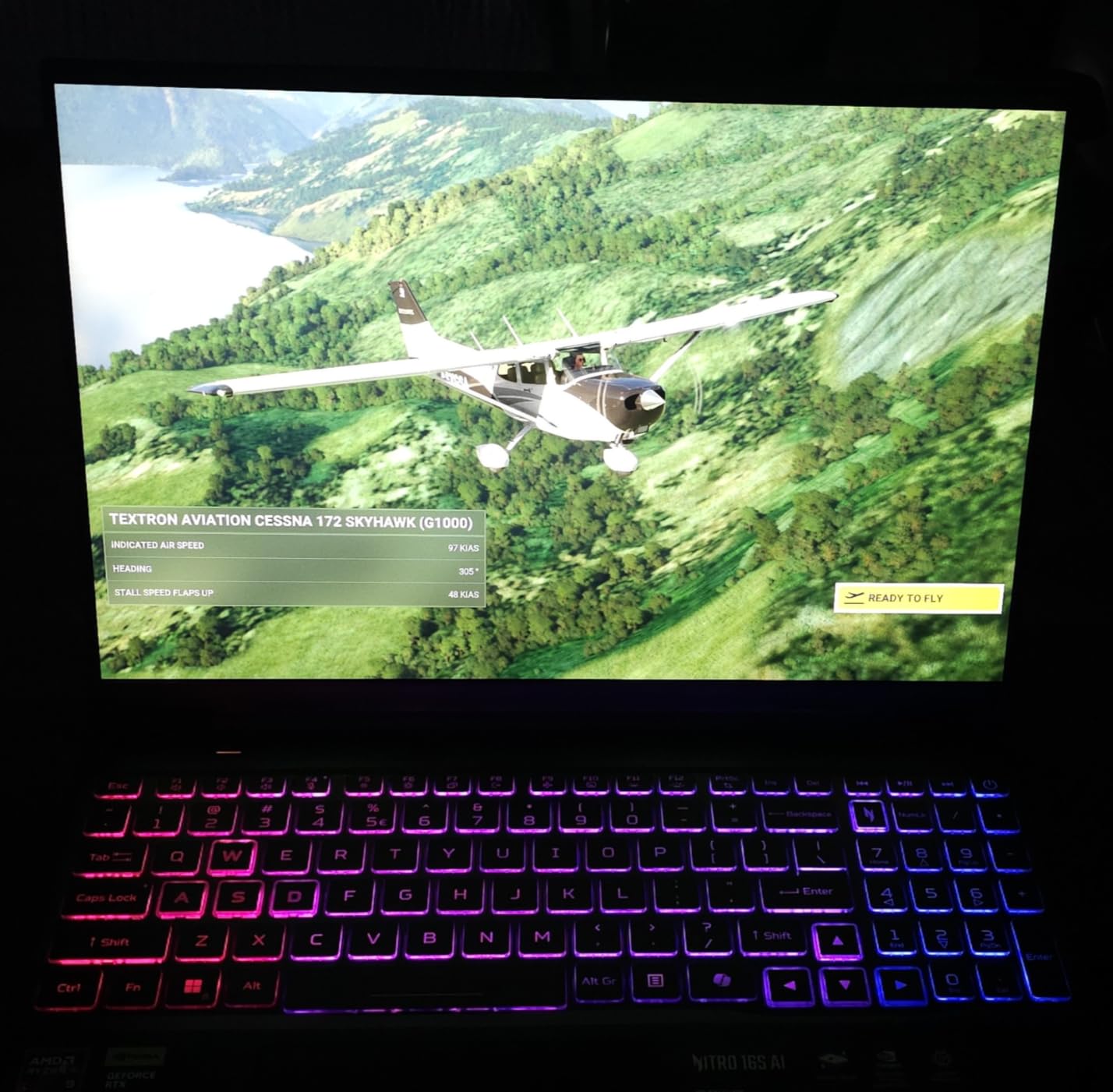 Acer Nitro 16S AI Copilot+ PC Gaming Laptop | AMD Ryzen AI 9 365 Processor | NVIDIA GeForce RTX 5070 Ti Laptop GPU | 16