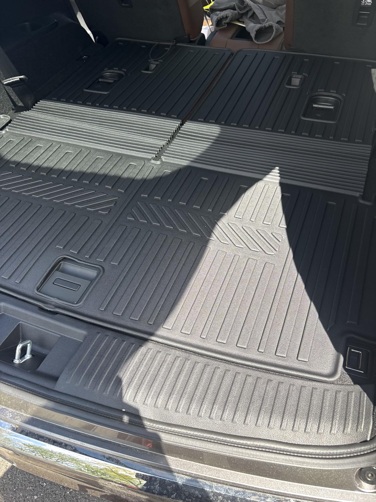 Floor Mats for 2022-2026 Acura MDX, All Weather TPE Cargo Mat with Seat Back Cover Door Sill Protectors for Acura MDX Accessories customer photo 1