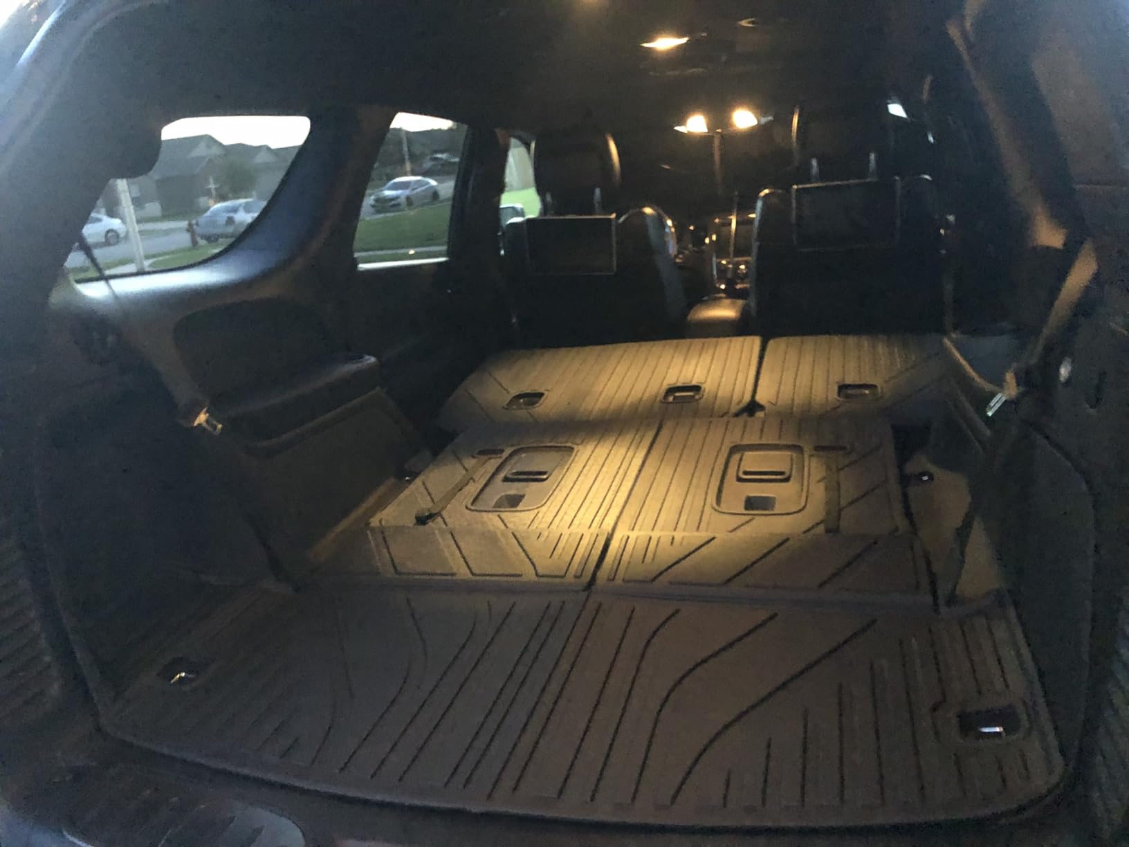 powoq Cargo Sidewall Protector Compatible with 2016-2026 Dodge Durango Trunk Sidewall Protector Mat Replacement for 2016-2026 Dodge Durango Accessories customer photo 2